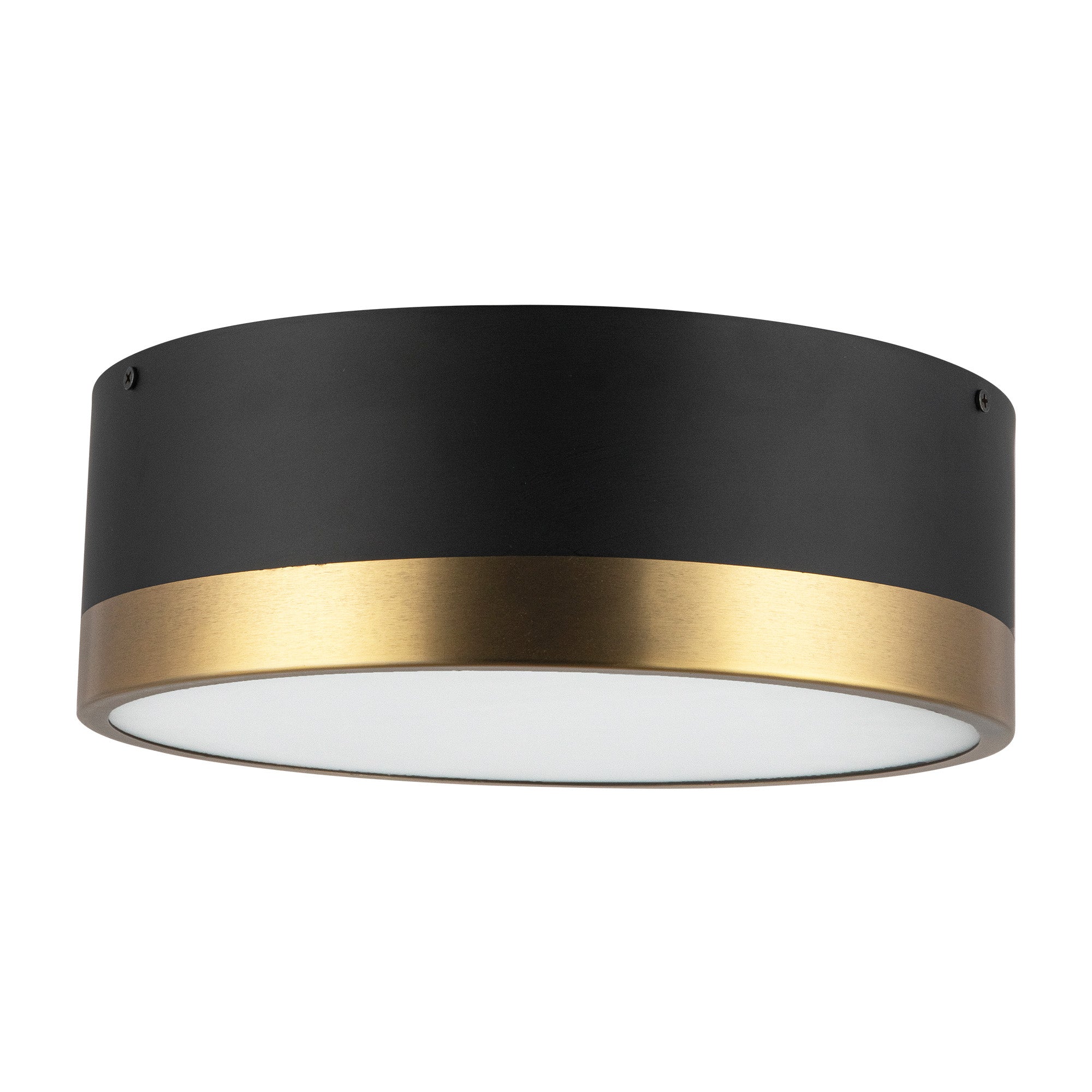 Brisbane 12-in Steel Flush Mount