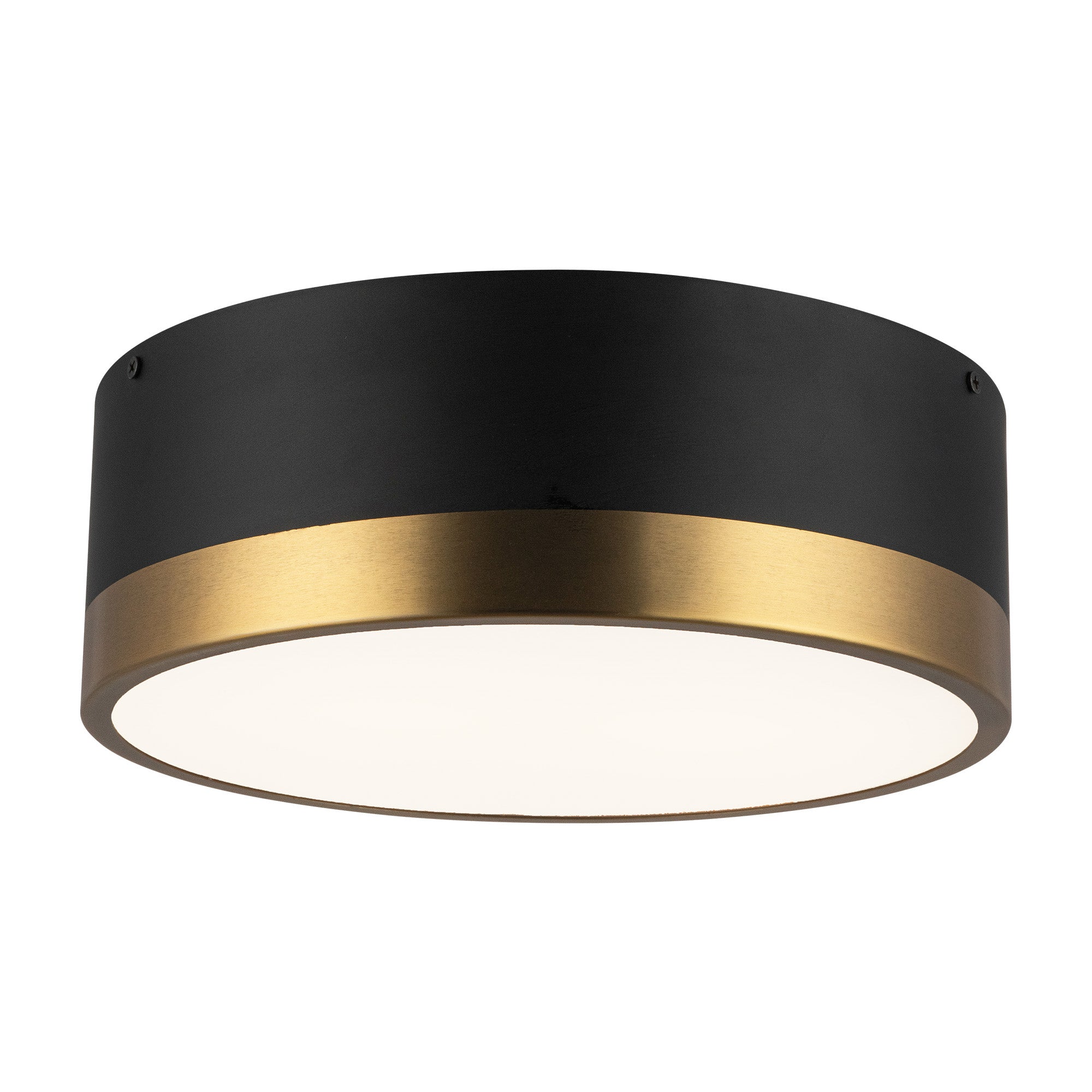 Brisbane 12-in Steel Flush Mount