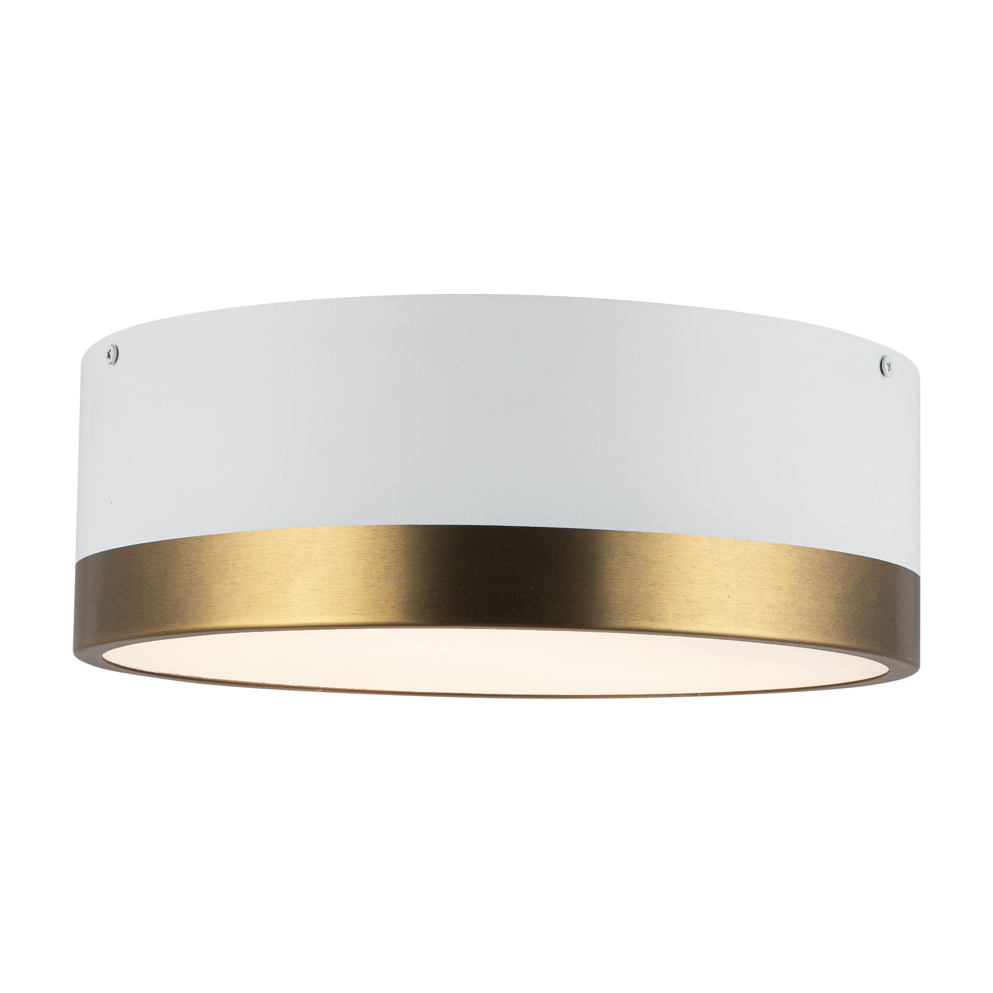 Brisbane 12-in Steel Flush Mount
