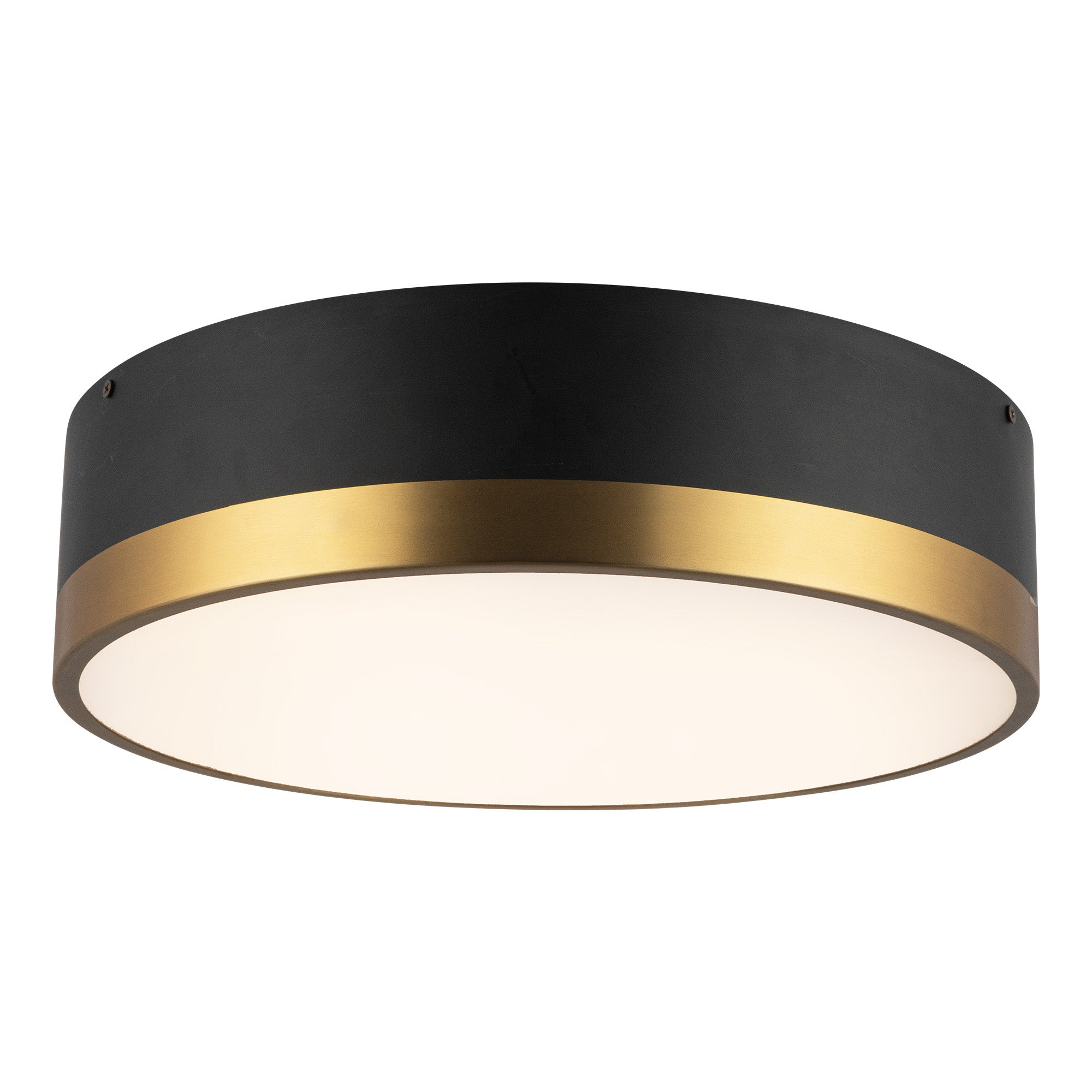 Brisbane 16-in Steel Flush Mount