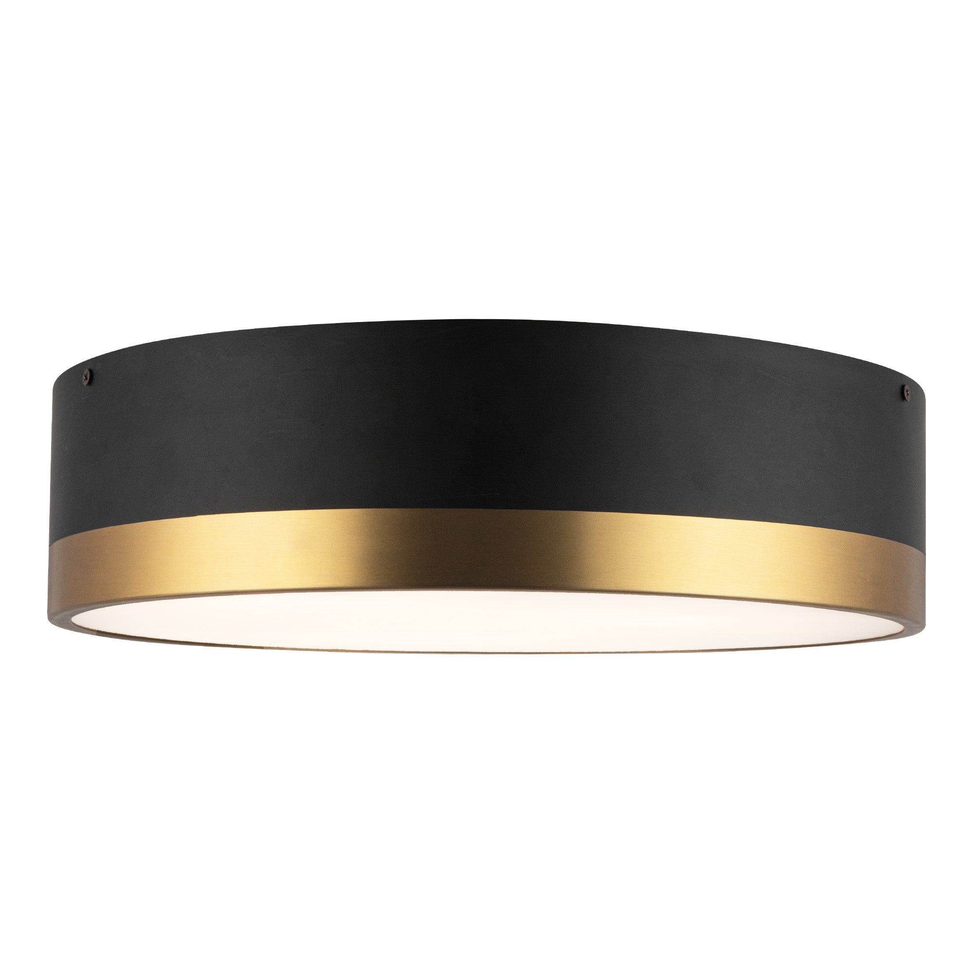 Brisbane 16-in Steel Flush Mount