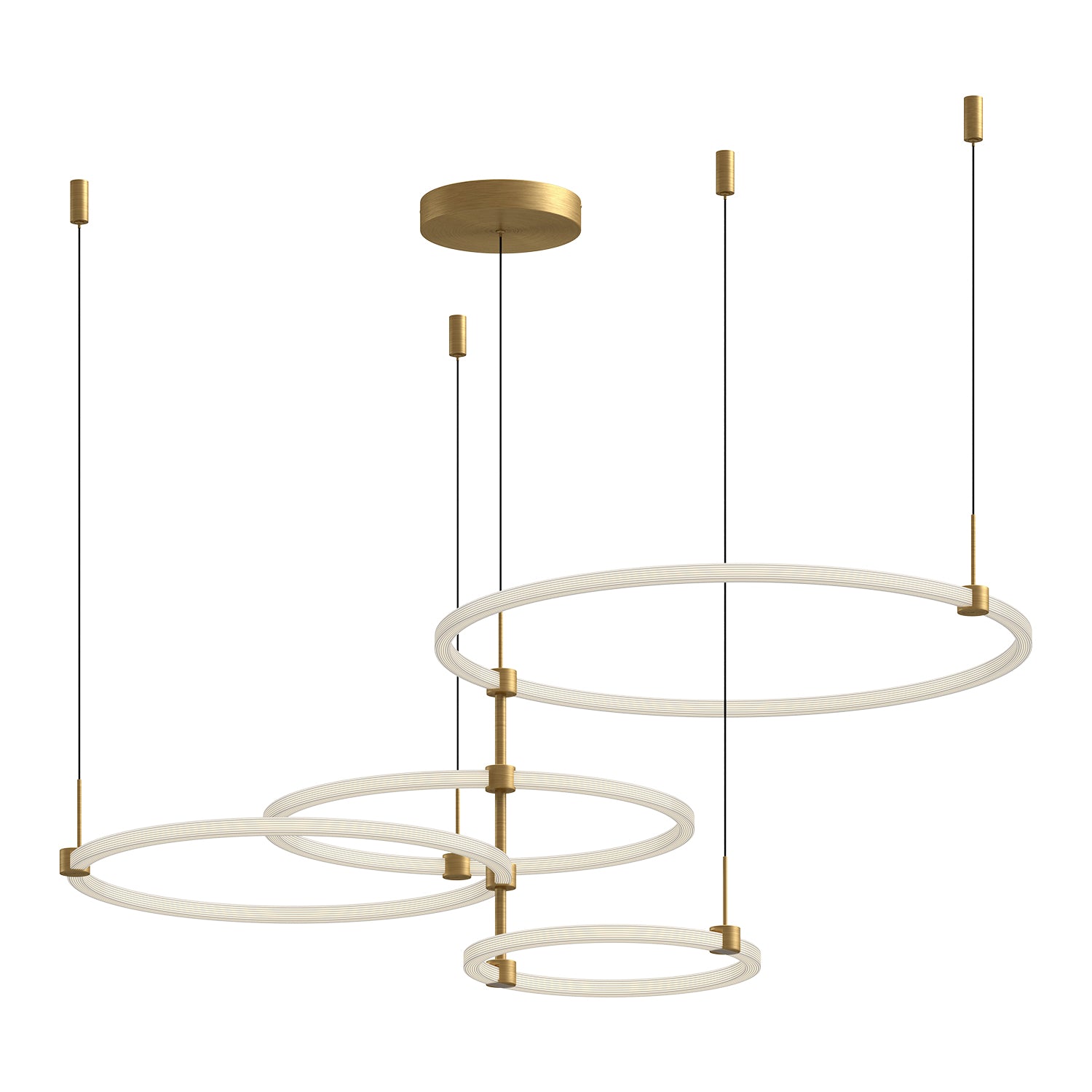 Bruni 55-in Aluminum Chandelier