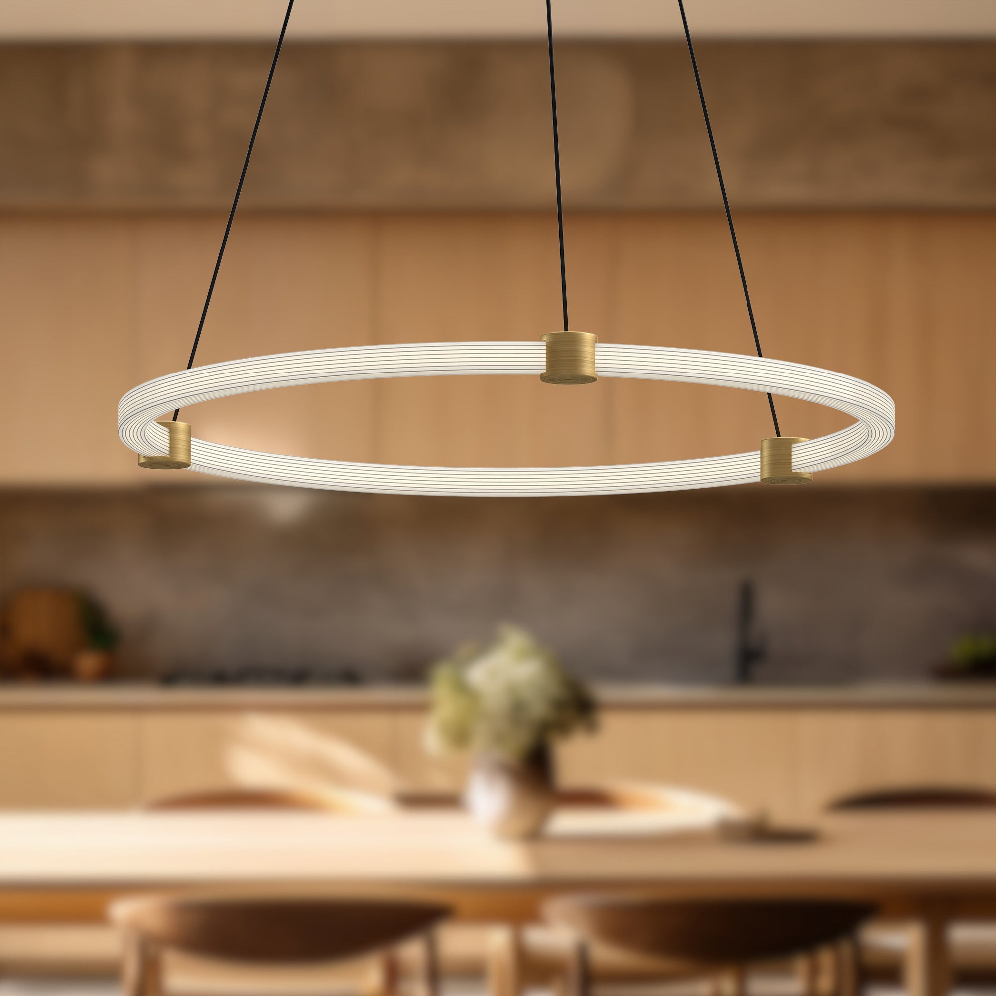Bruni 24-in Aluminum Pendant