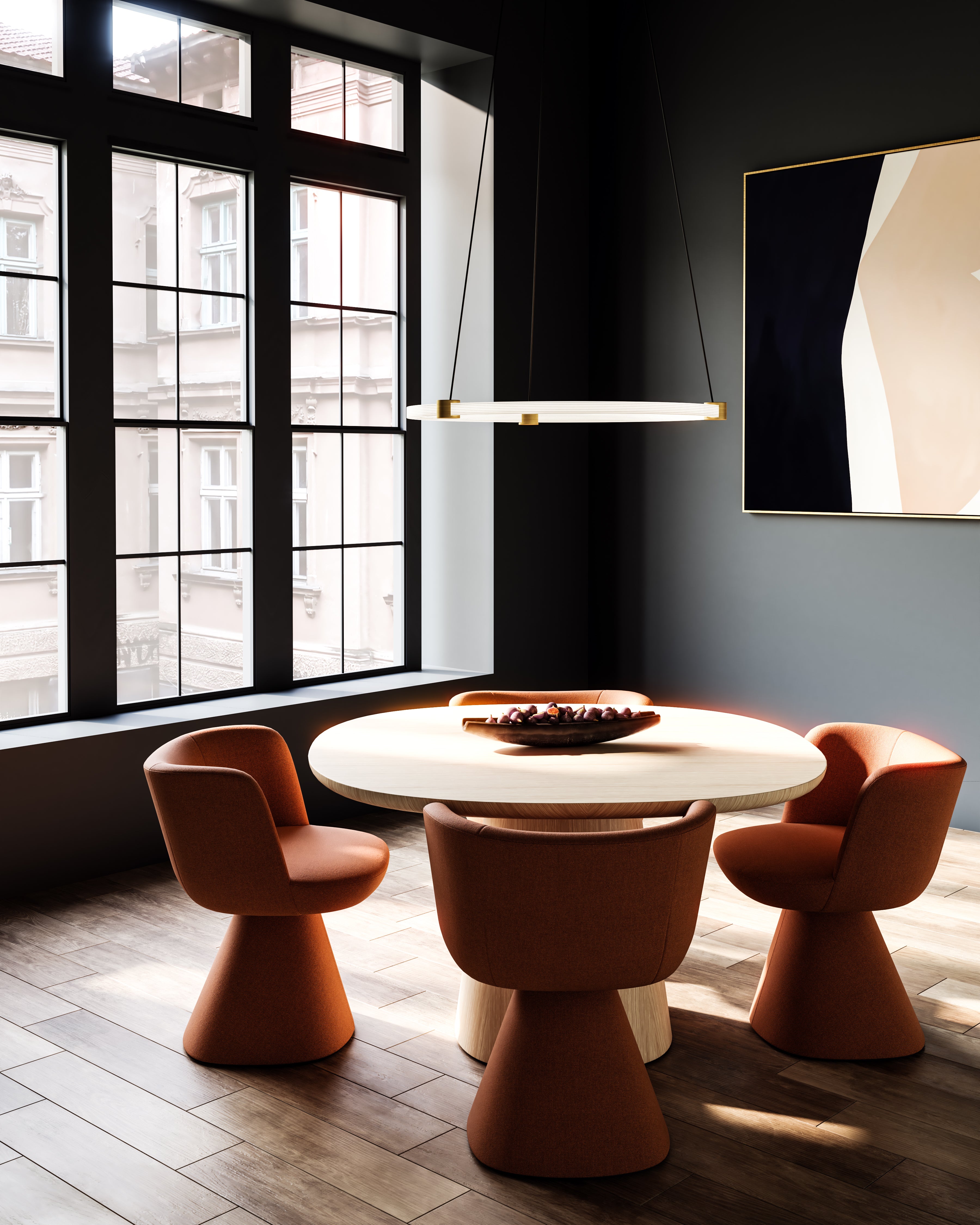 Bruni 32-in Aluminum Pendant