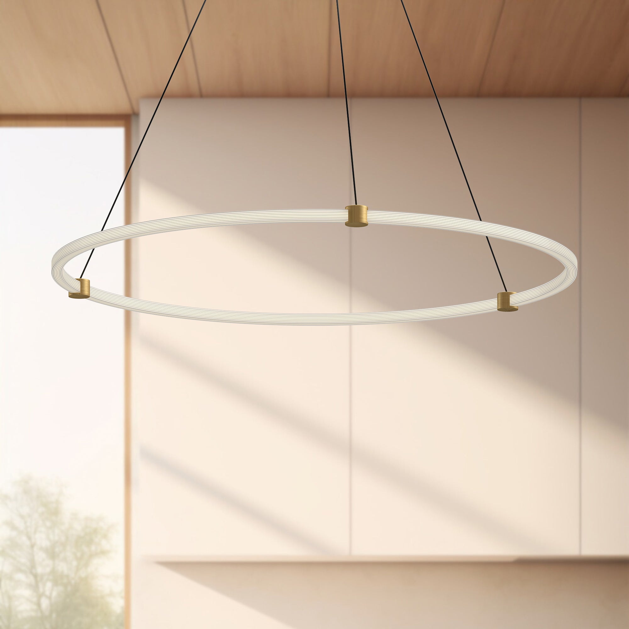 Bruni 40-in Aluminum Pendant