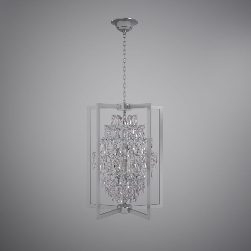 6 Lights Amare 18-in Chandelier Polished Chrome Dimmable 240W