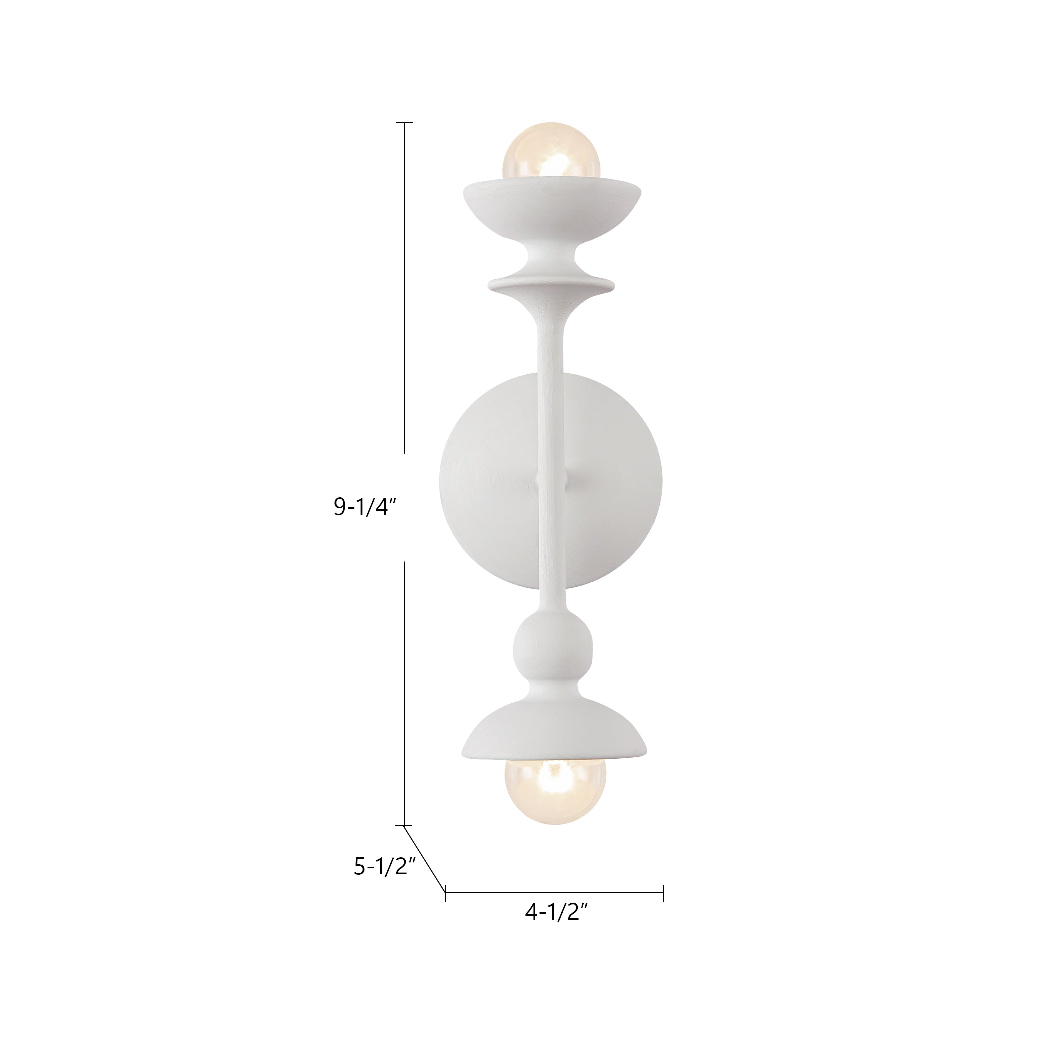 Cadence 11-in 2 Lights Steel Vanity Light