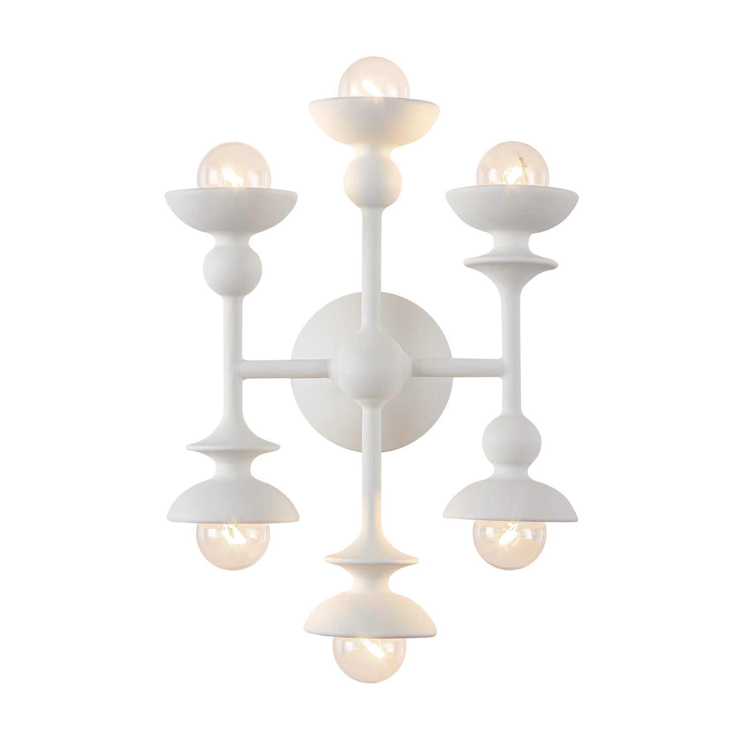 Cadence 11-in 6 Lights Steel Vanity Light