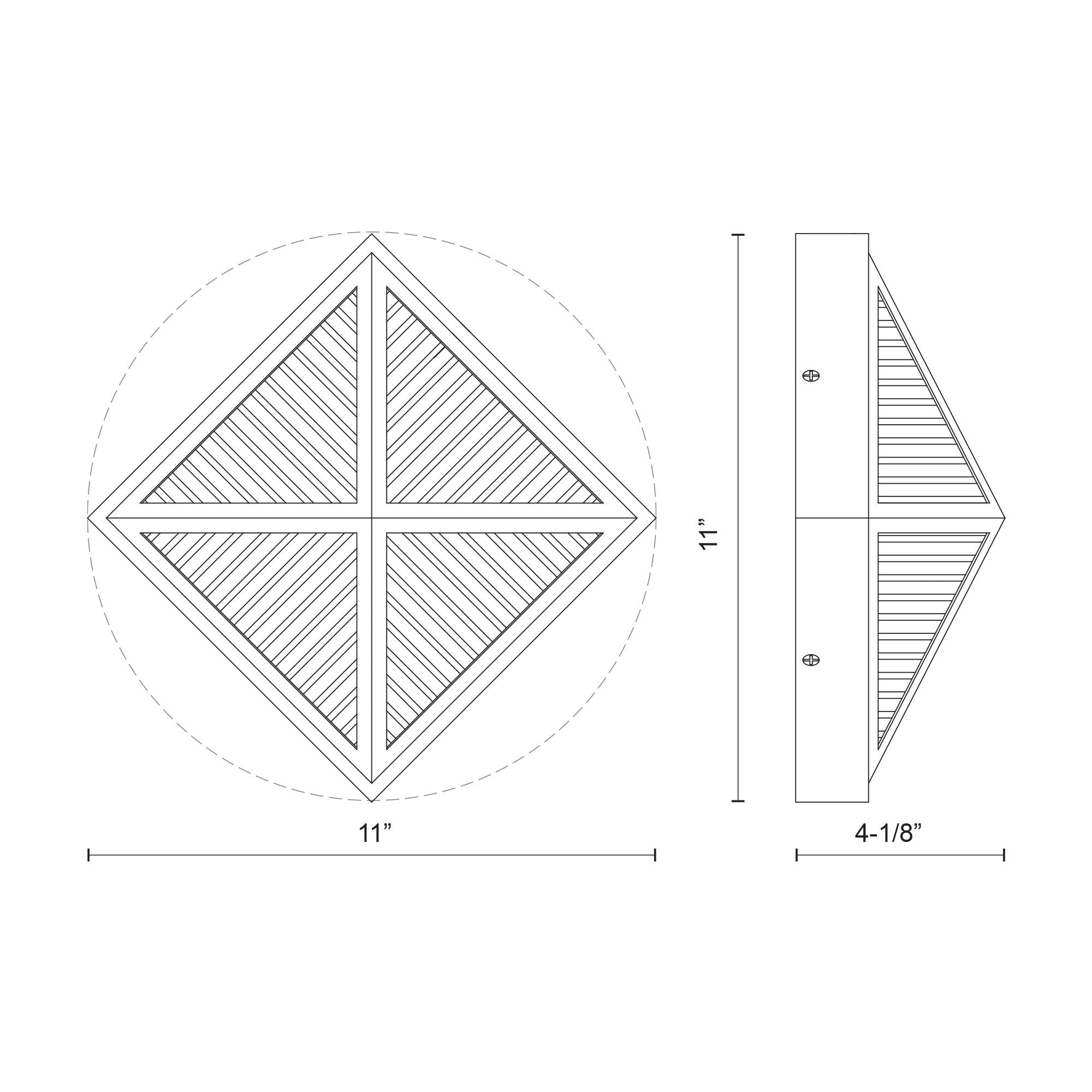 Cairo 11-in Steel Outdoor Wall Sconce