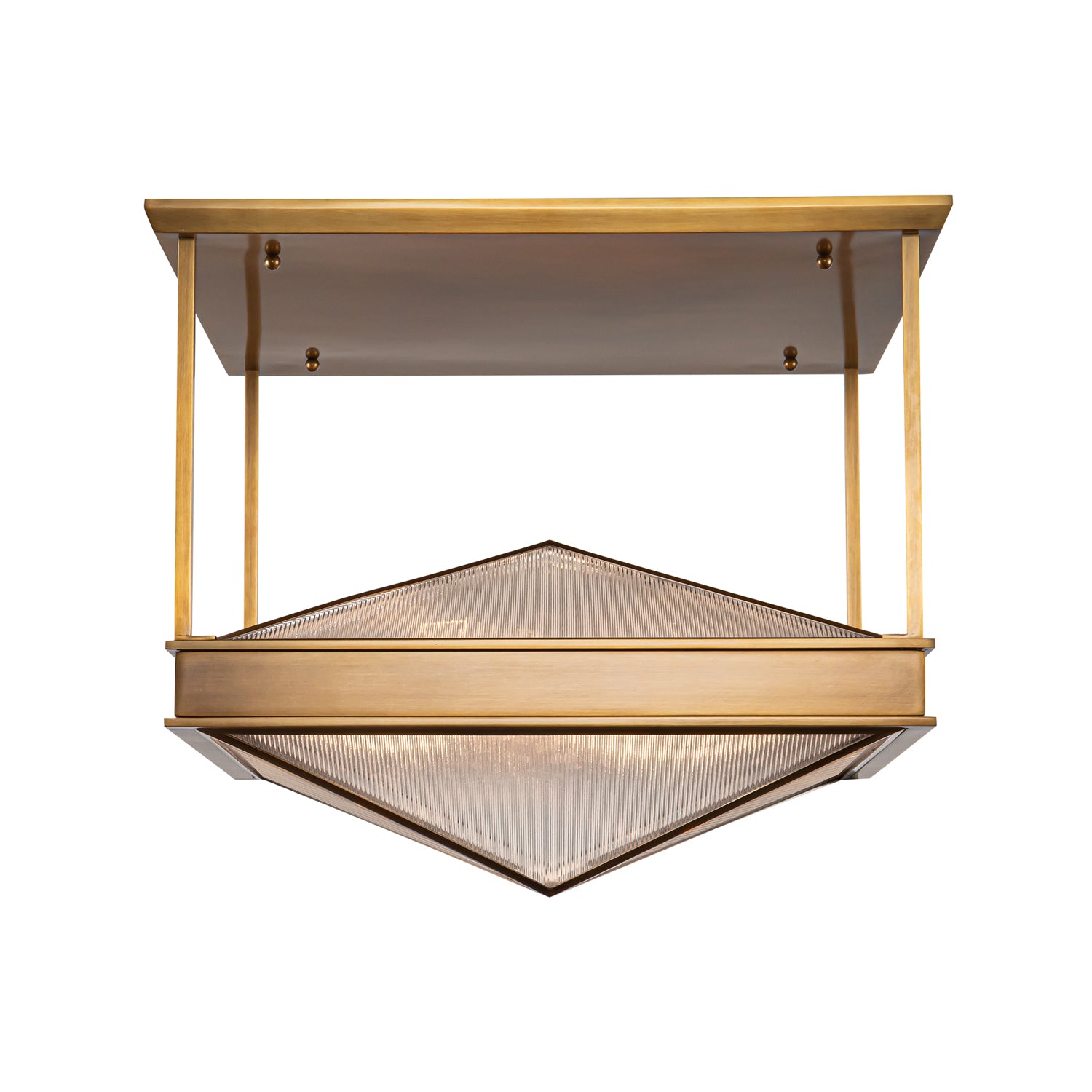 Cairo 19-in Steel Semi-Flush Mount