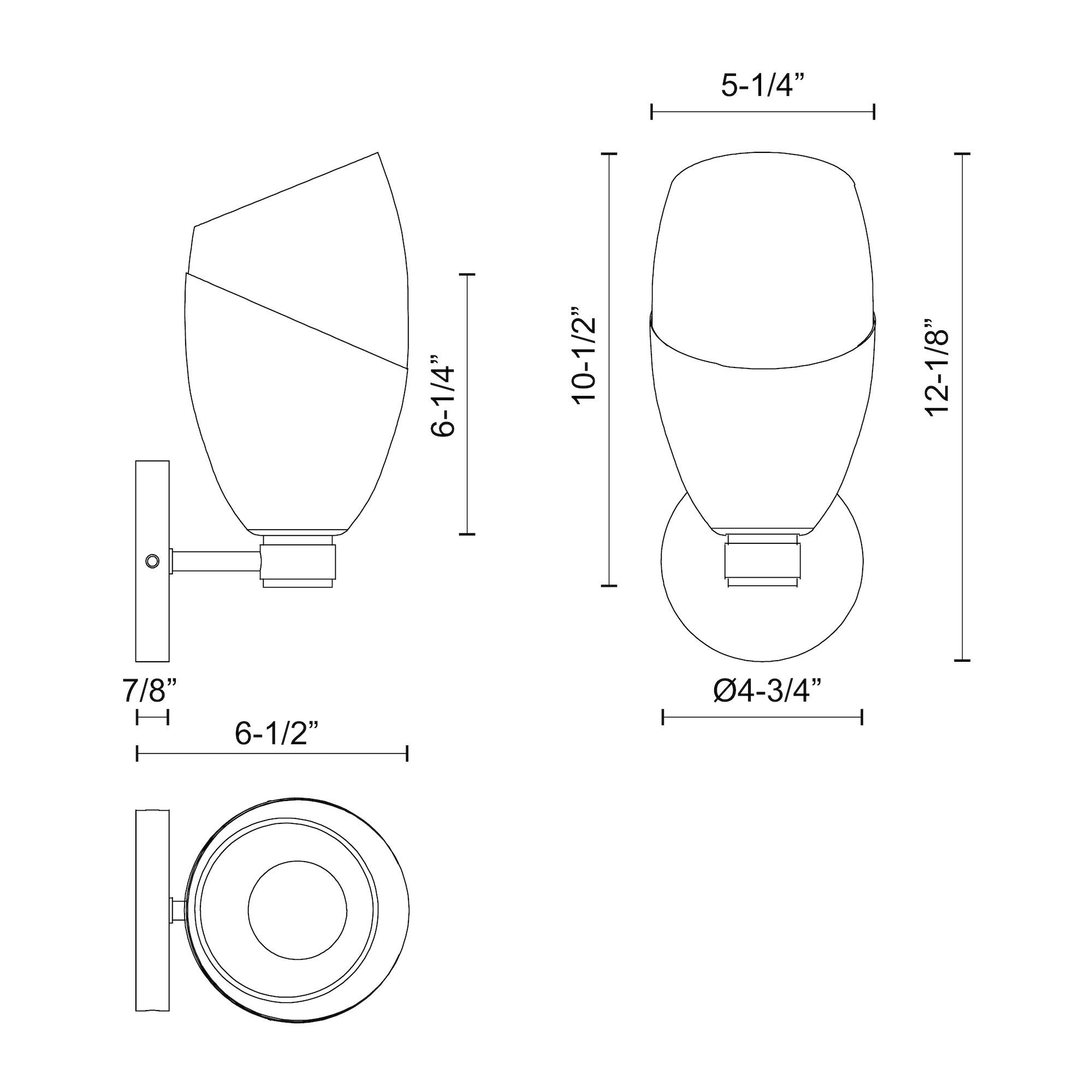 Capri 5-in 1 Light Steel Vanity Light