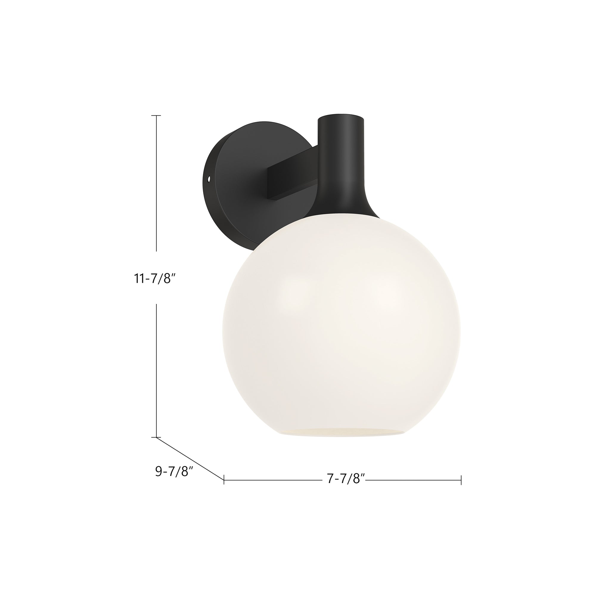 Castilla 8-in Steel Vanity Light