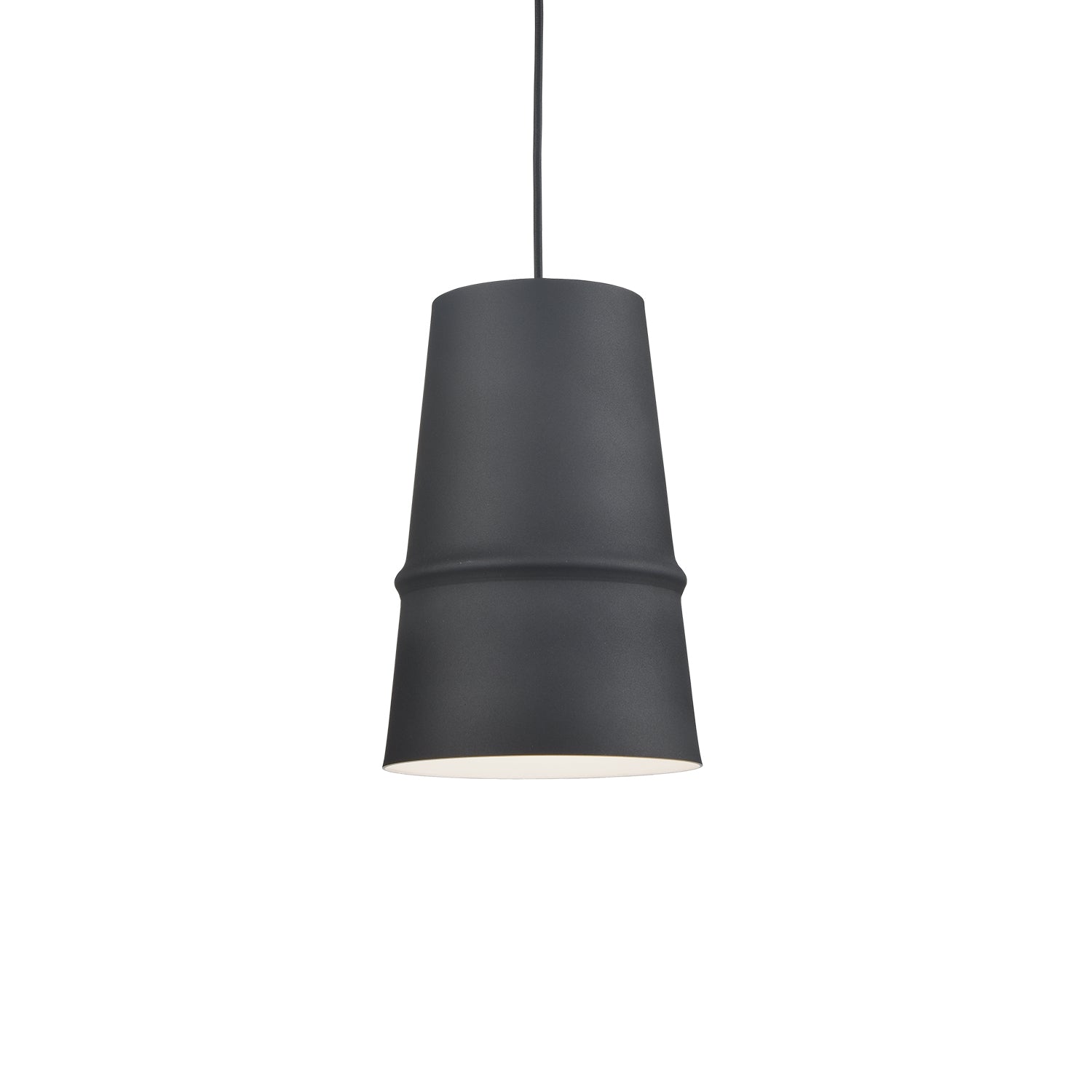 Castor 8-in Steel Pendant