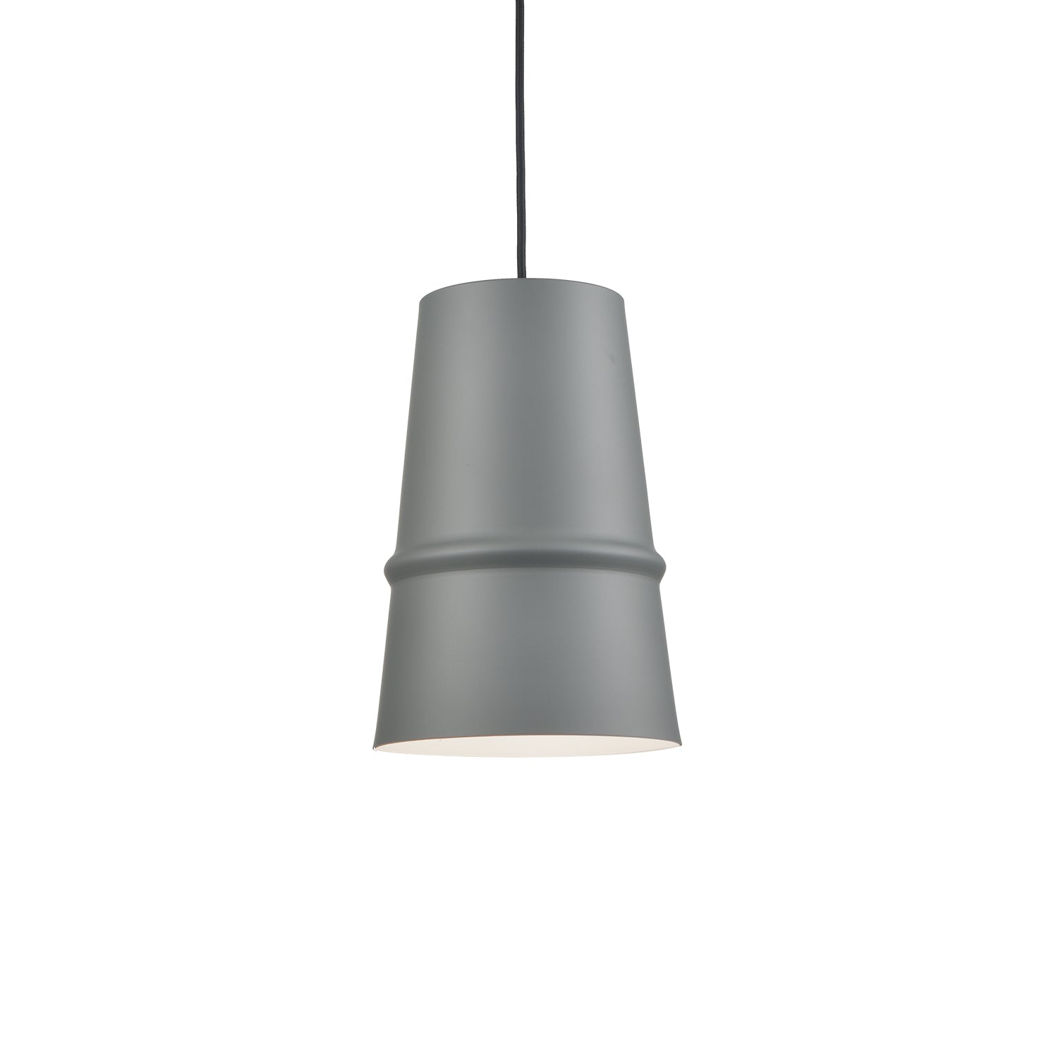 Castor 8-in Steel Pendant