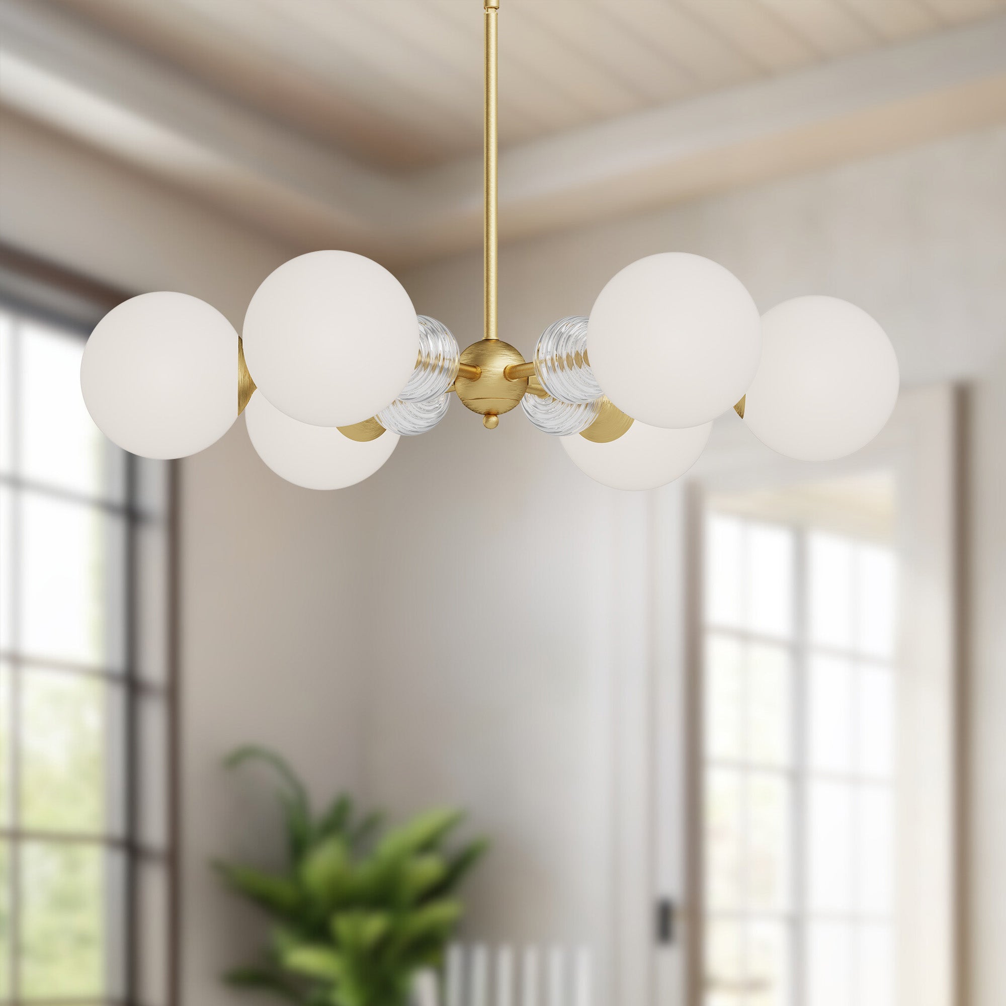 Celia 30-in Steel Chandelier