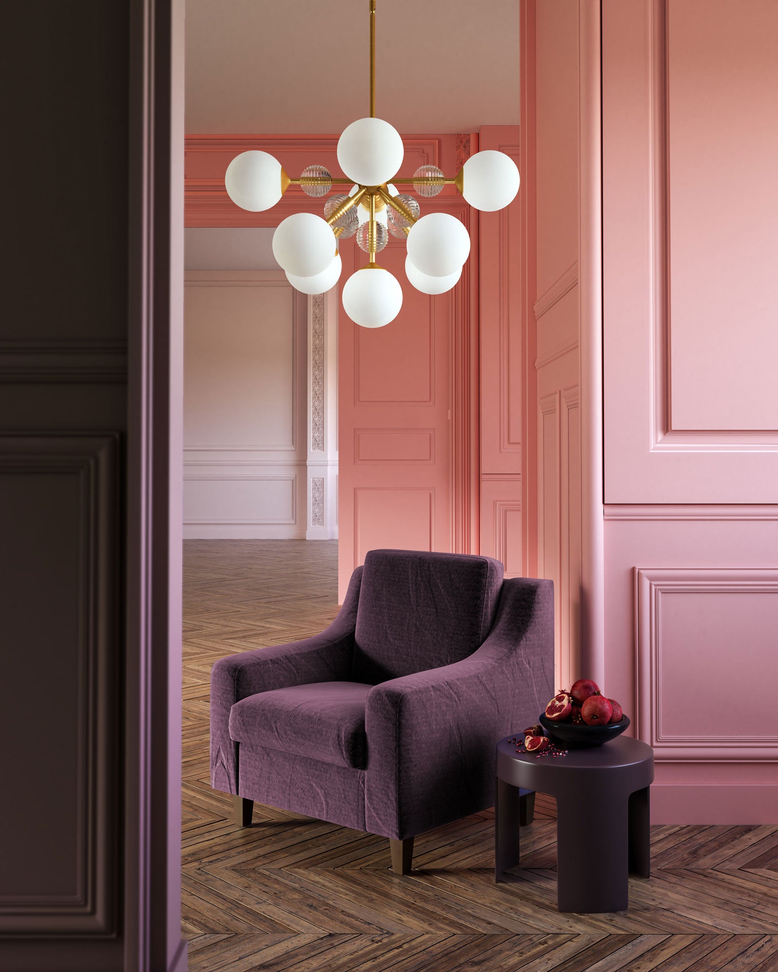 Celia 31-in Steel Chandelier