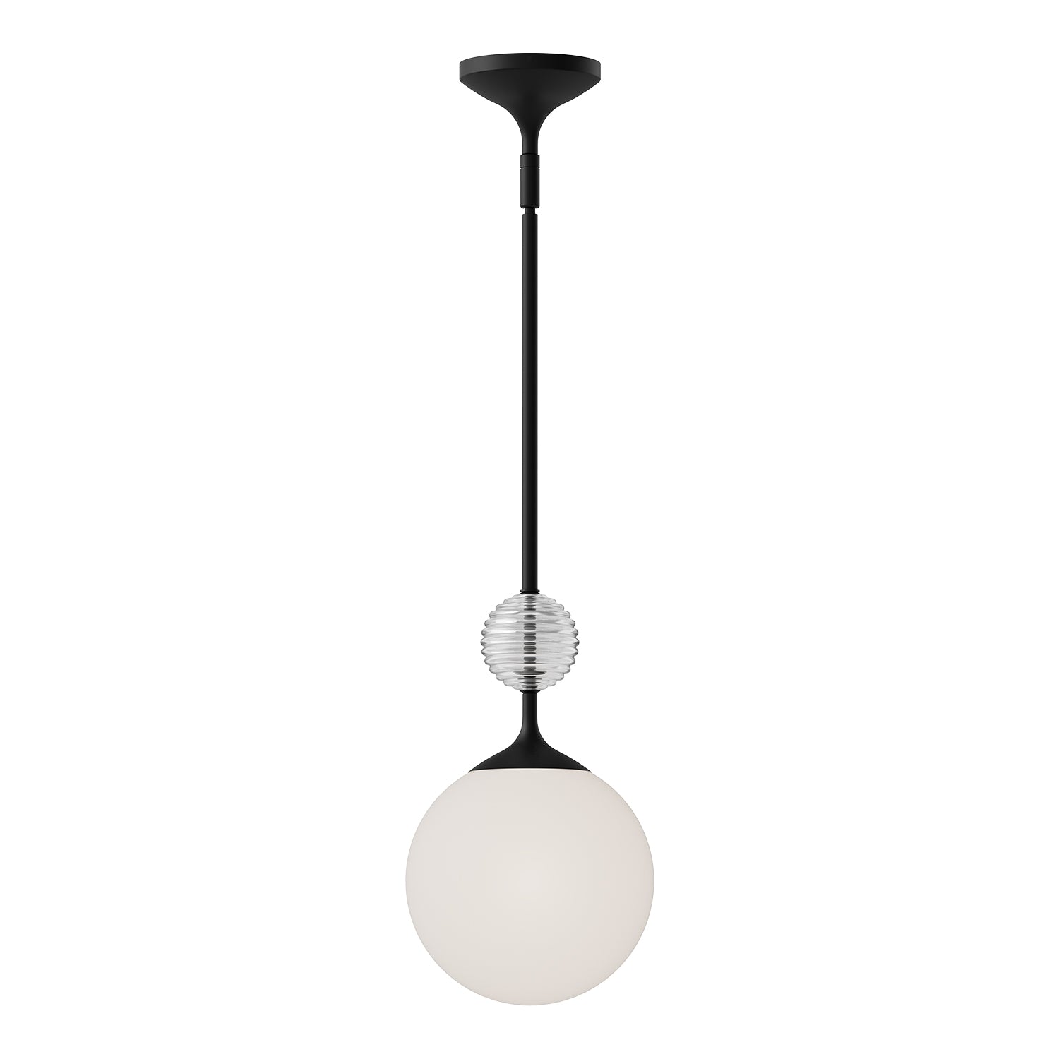 Celia 8-in Steel Pendant