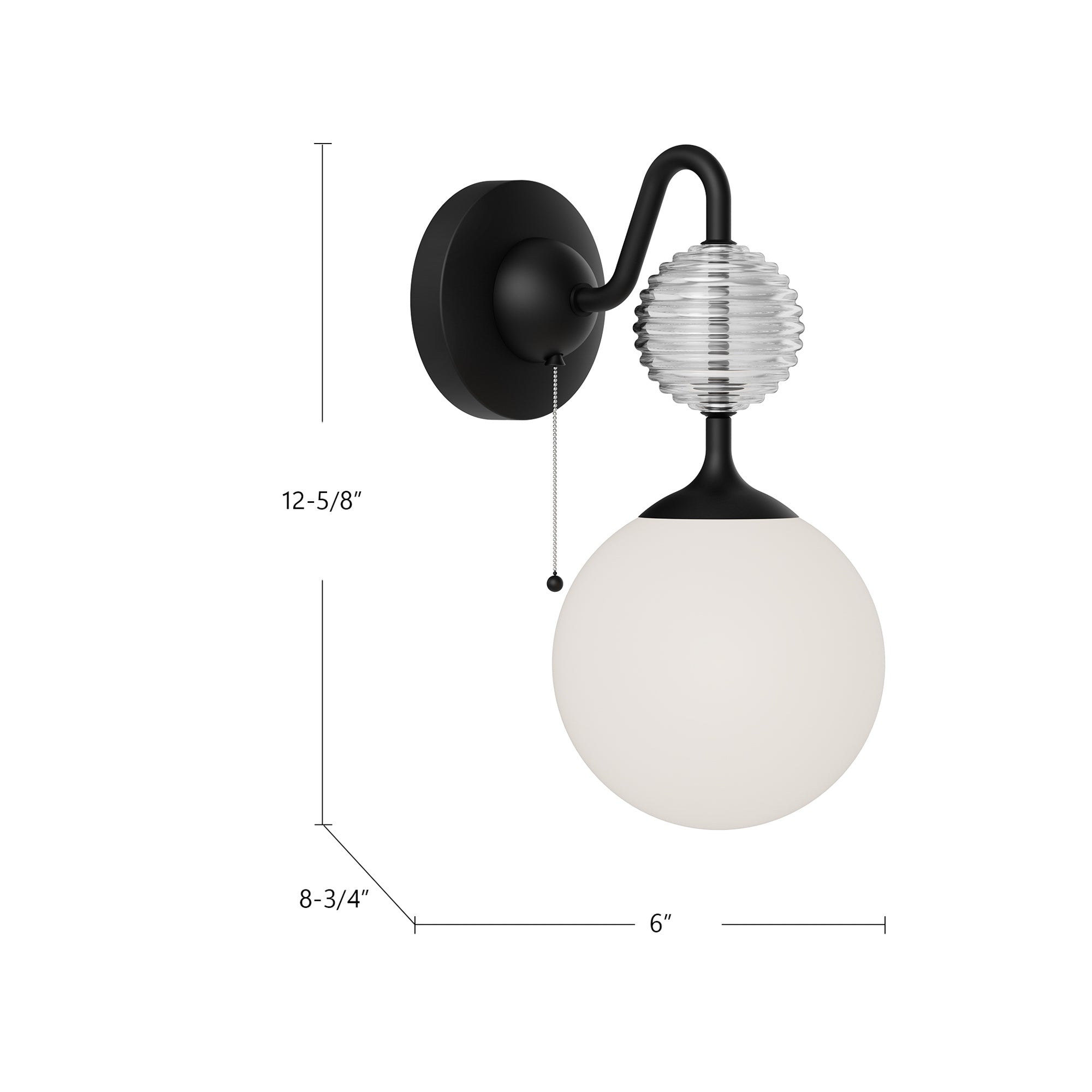 Celia 6-in Steel Vanity Light