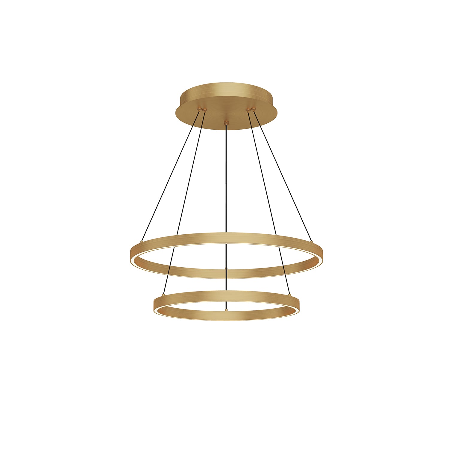 Cerchio 24-in Aluminum Chandelier