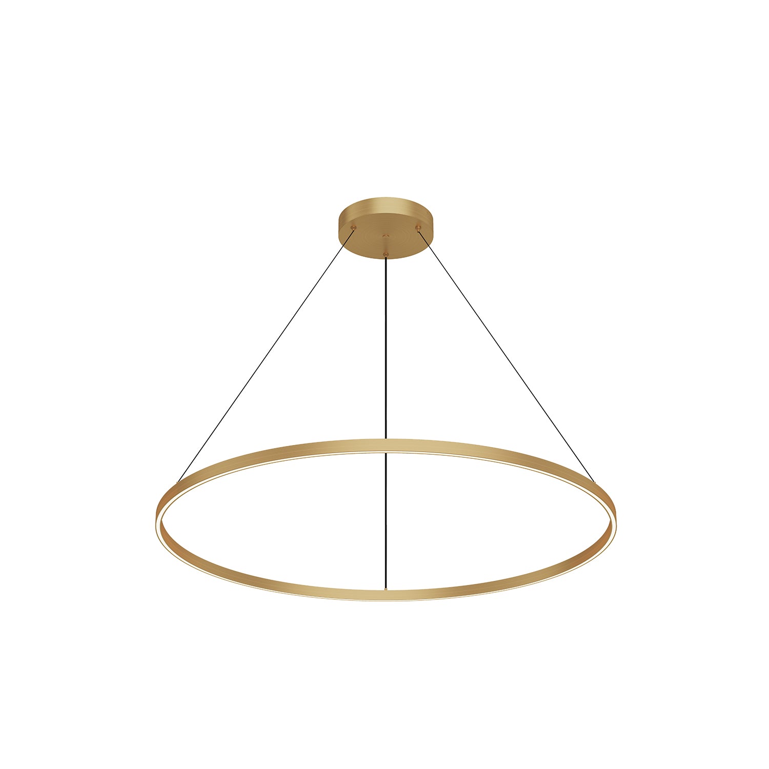 Cerchio 48-in Round Up and Down LED Ring Pendant