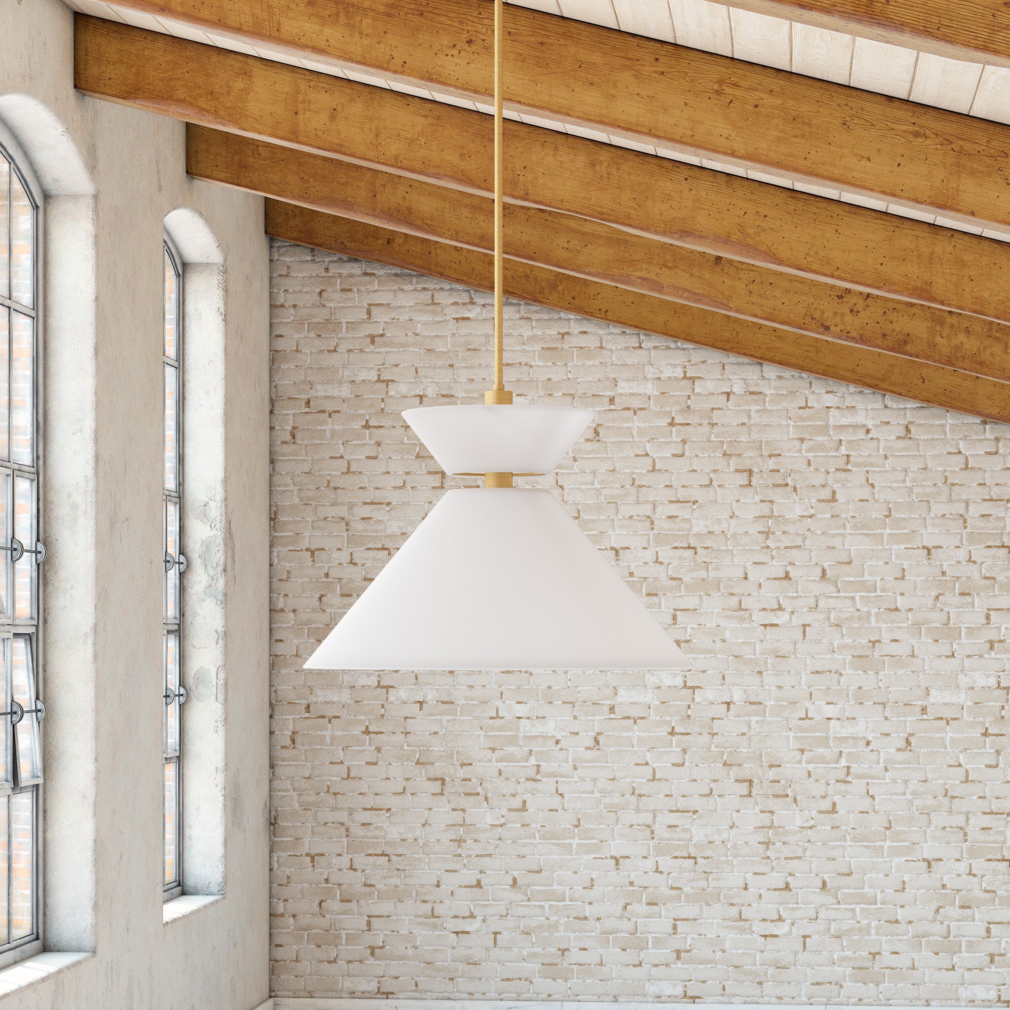 Chapelle 22-in Steel Pendant