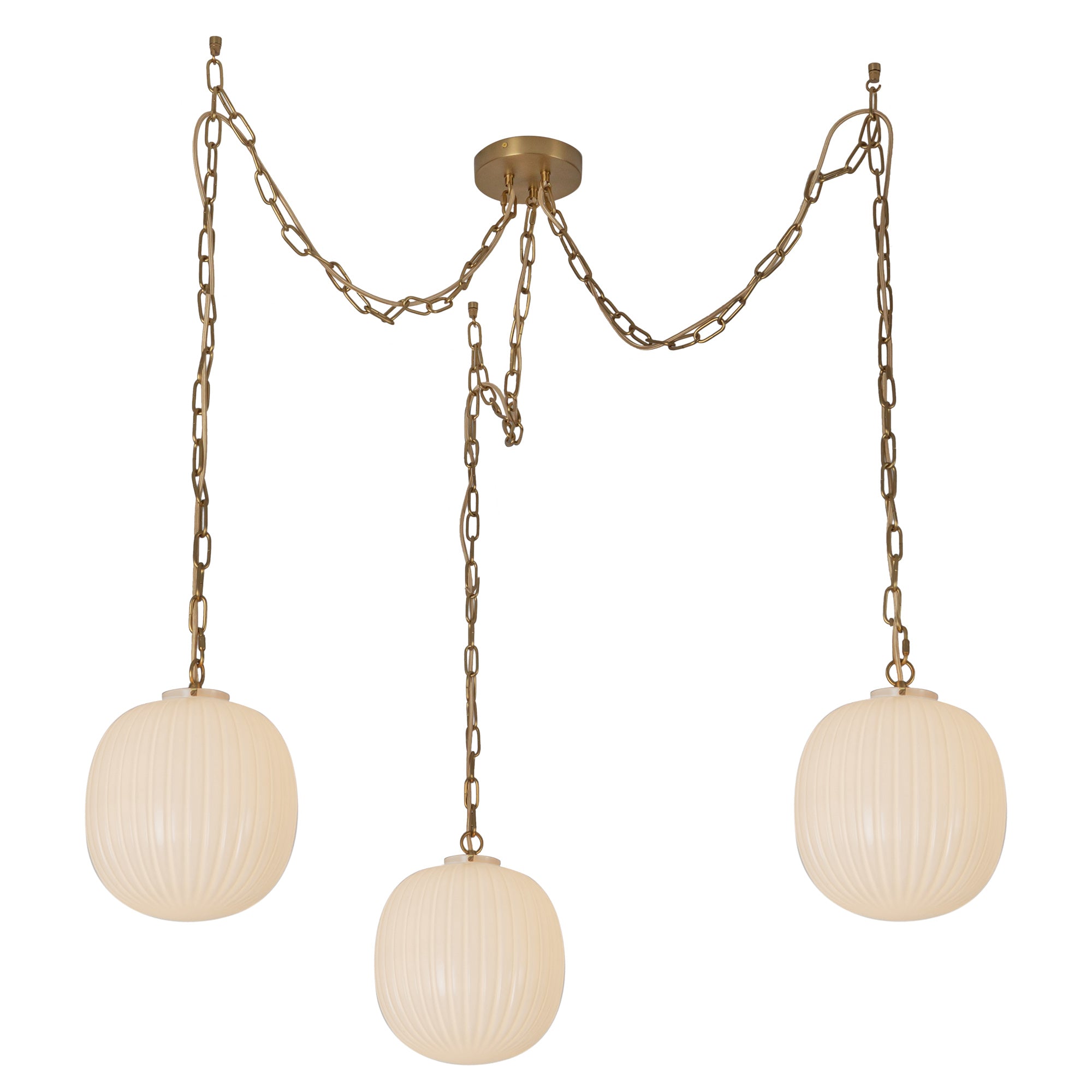 Cherise 12-in 3-Light Socket