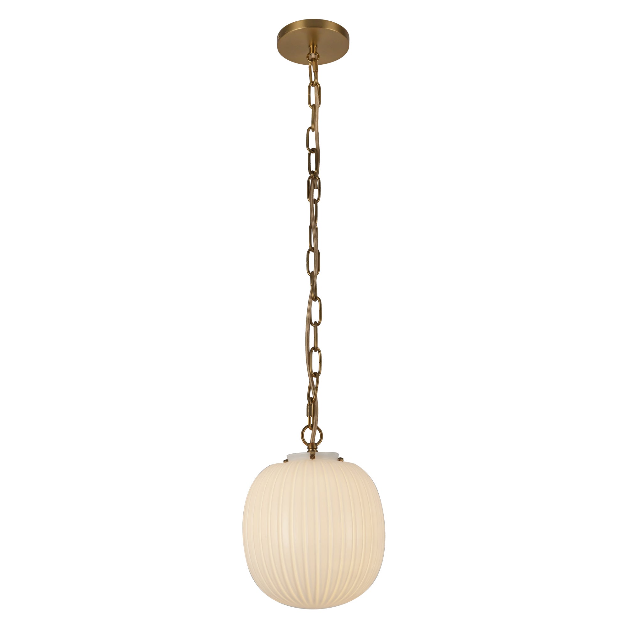 Cherise 12-in Steel Pendant