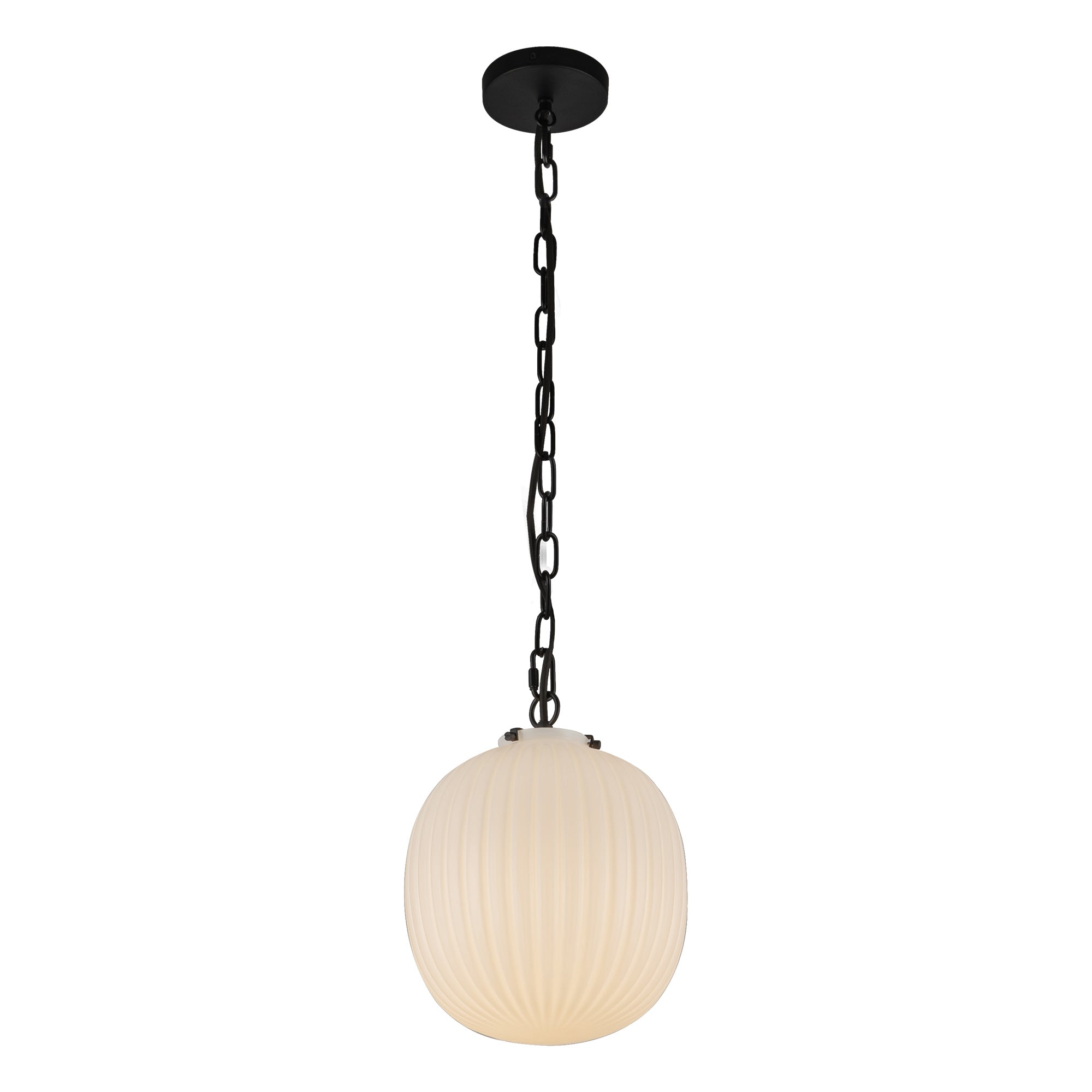 Cherise 12-in Steel Pendant