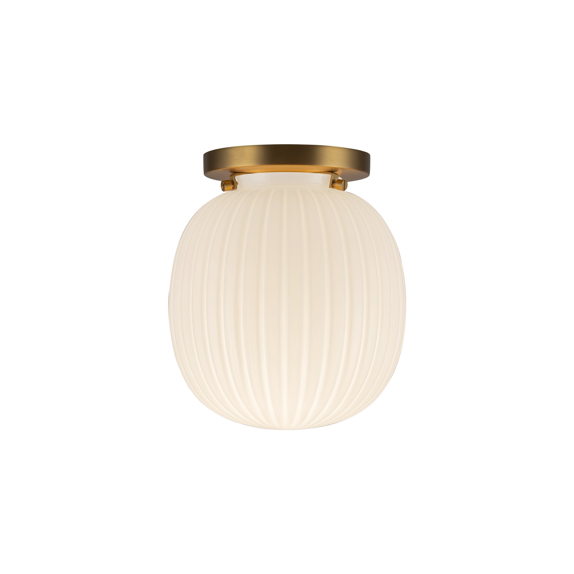Cherise 7-in Steel Semi-Flush Mount