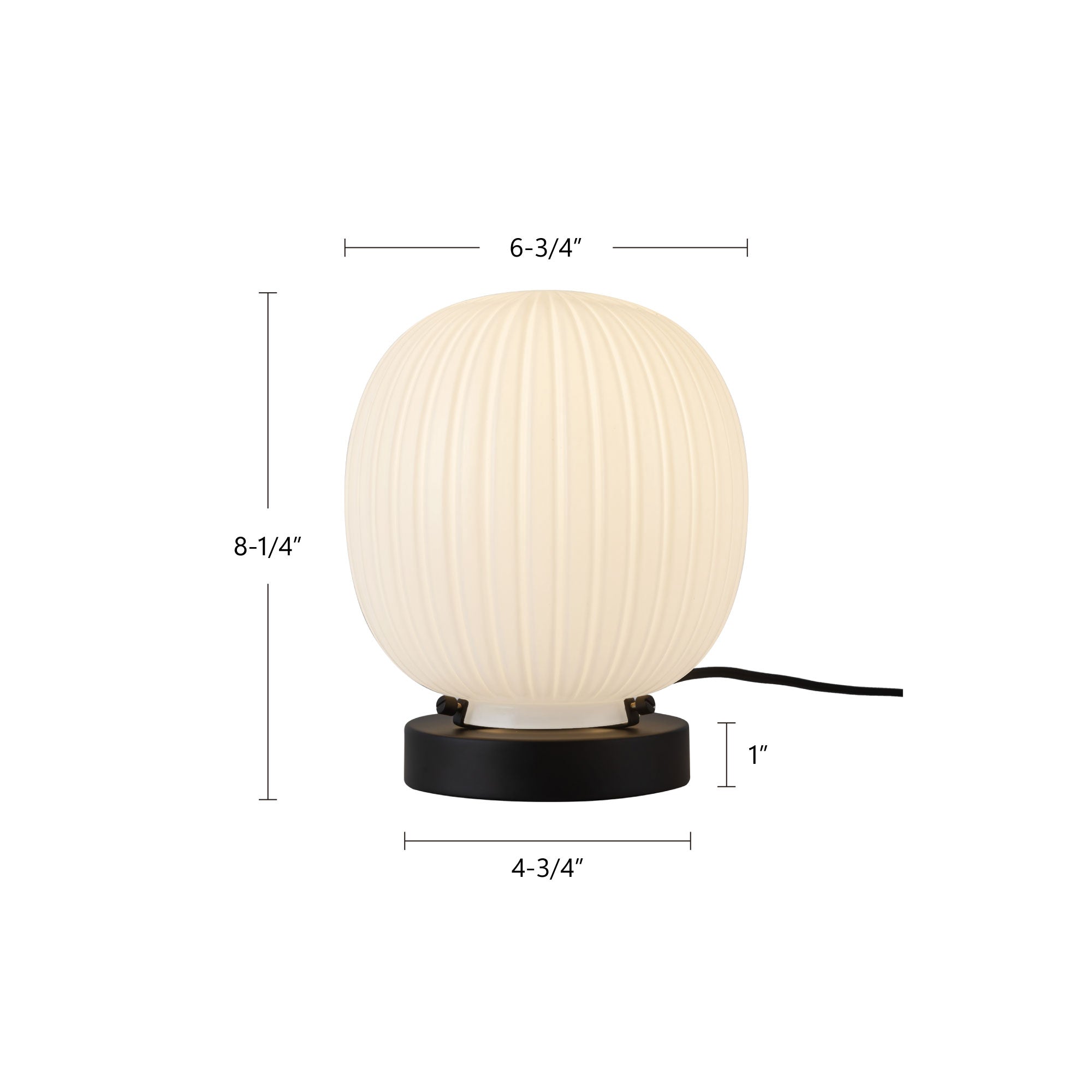 Cherise 7-in Steel Table Lamp