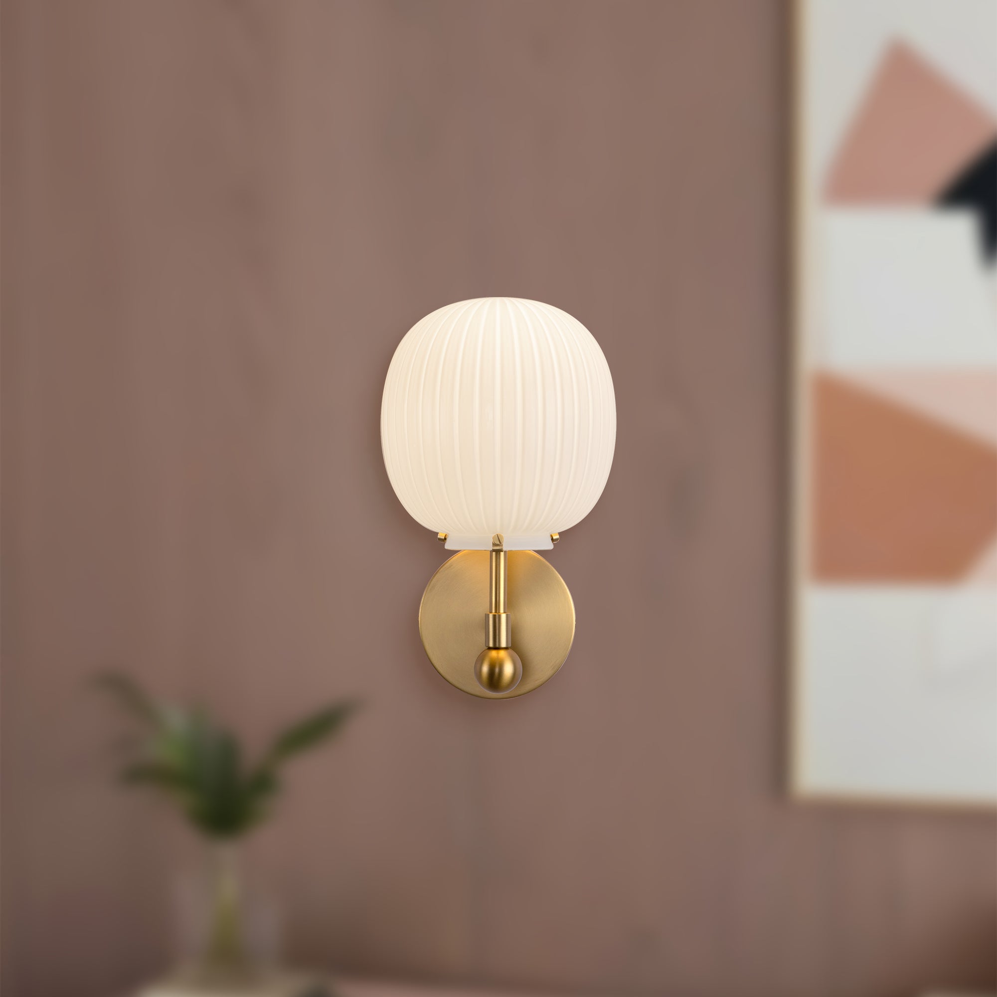 Cherise 7-in Steel Vanity Light
