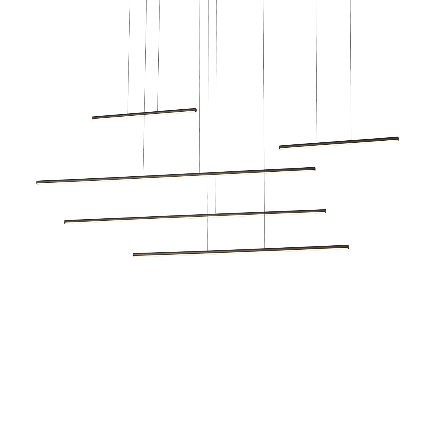 Chute Motion 60-in Aluminum Multi Pendant