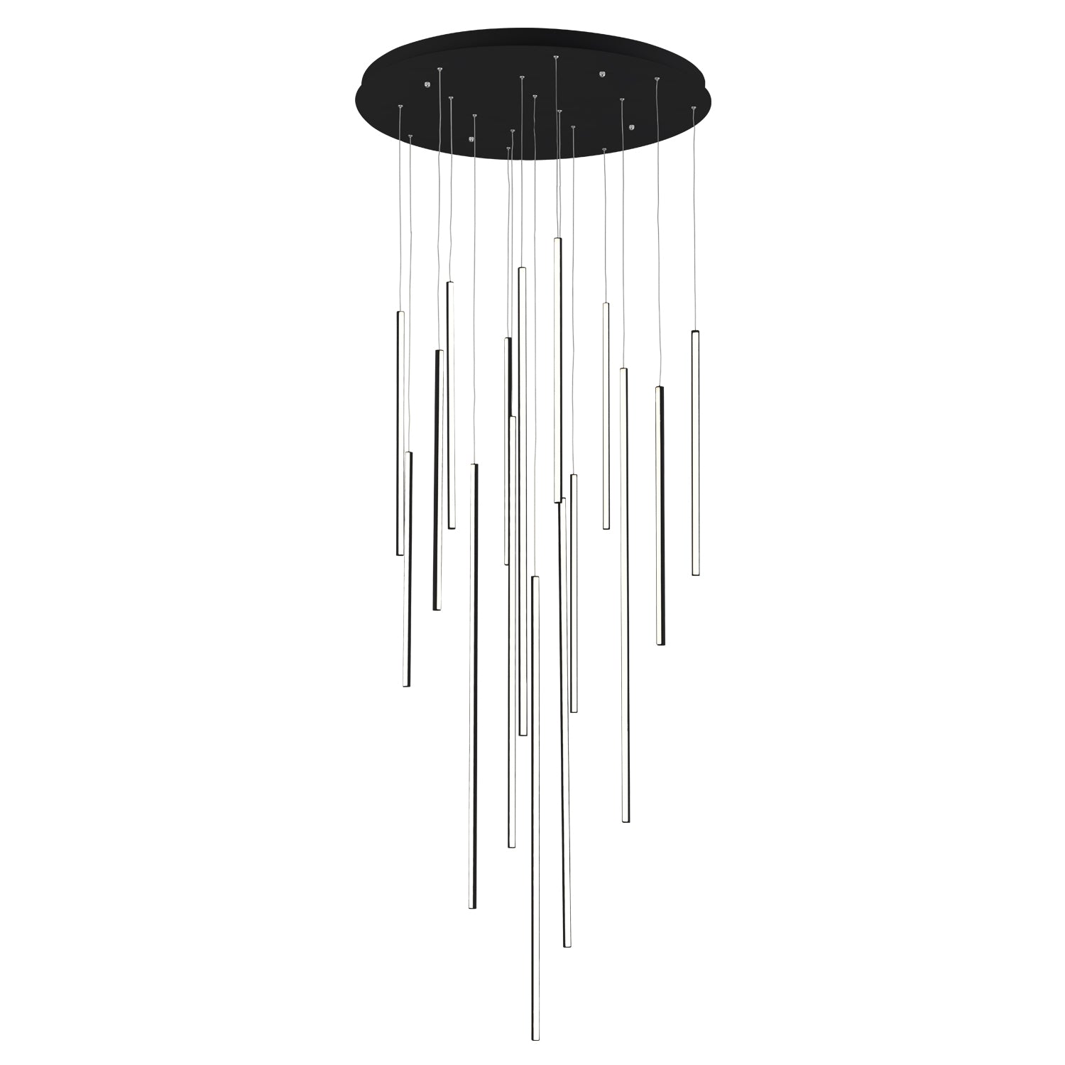 Chute 16 Head Aluminum Multi Pendant