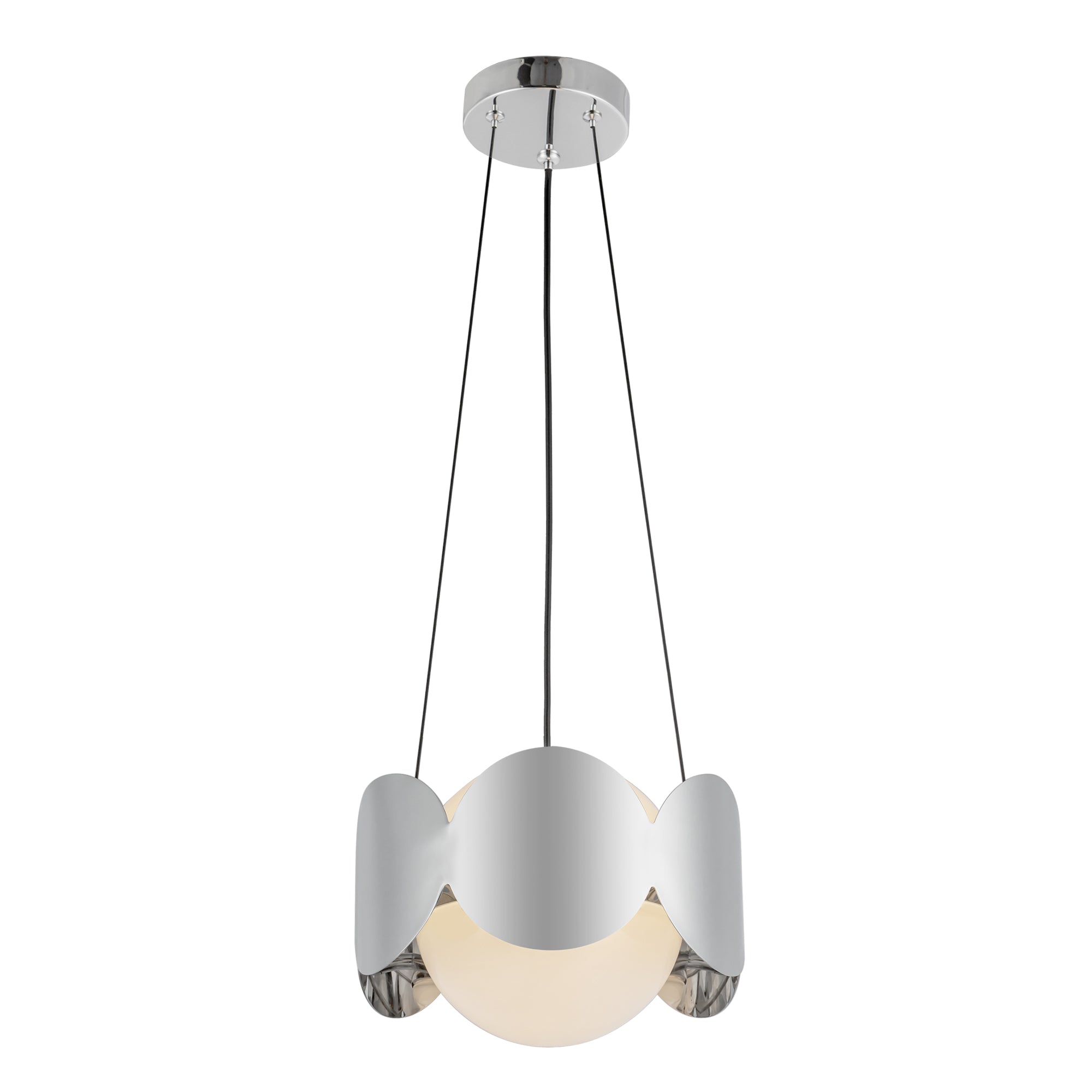 Ciel 10-in Steel Chandelier