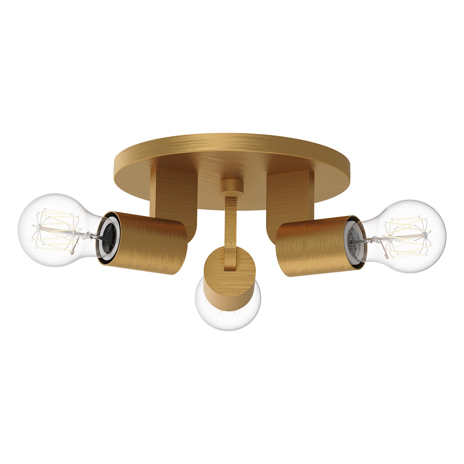 Claire 10-in Steel Semi-Flush Mount