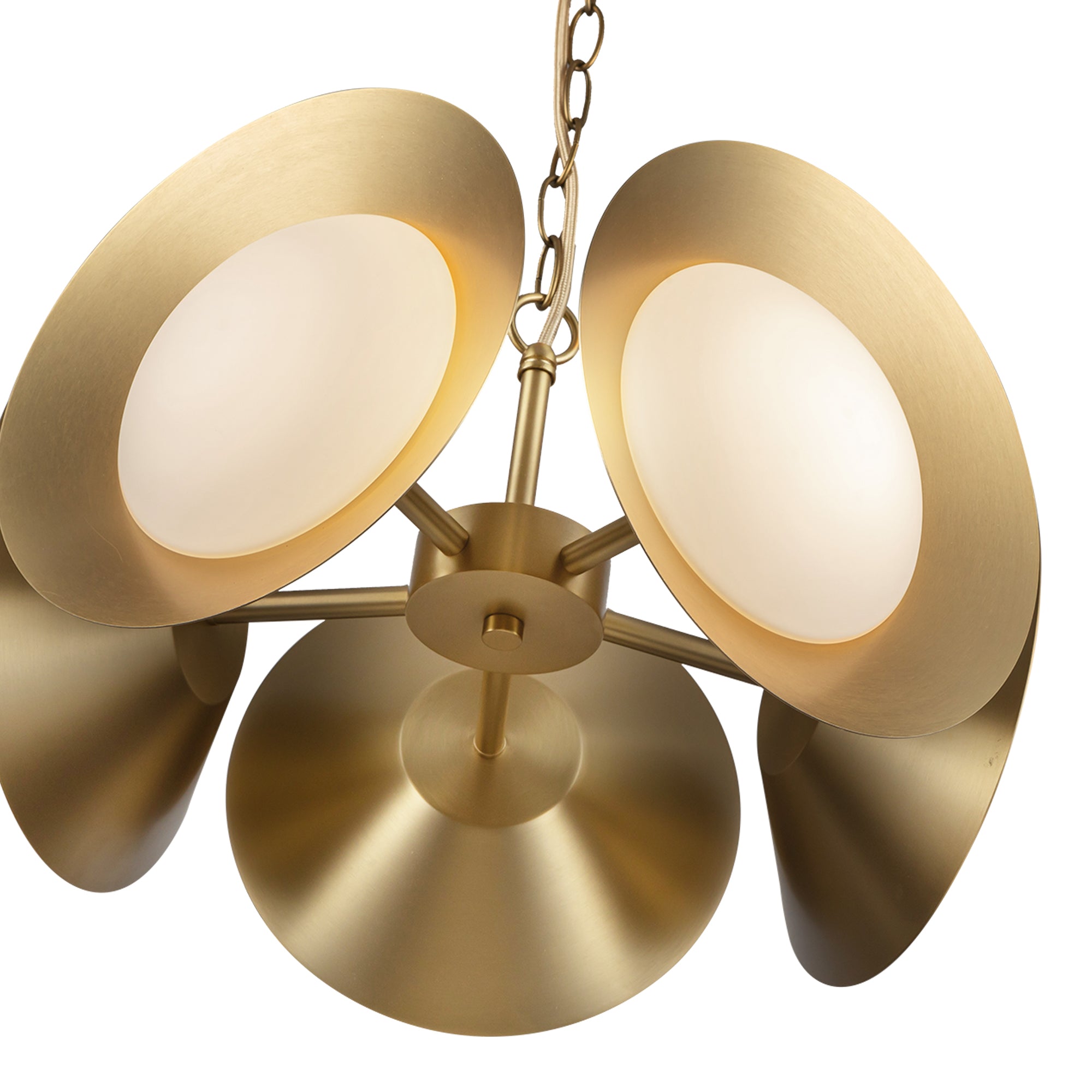 Cleo 16-in Steel Chandelier