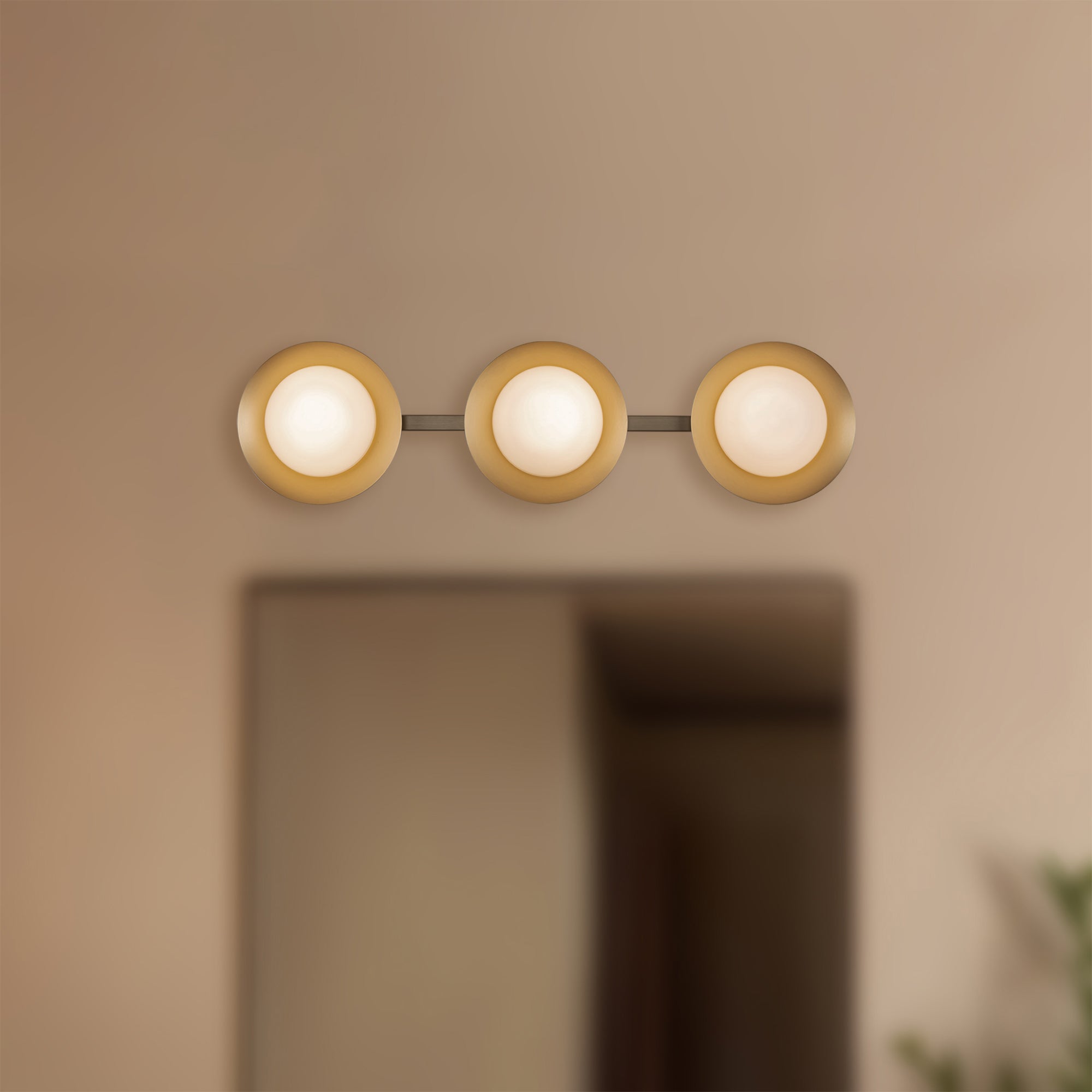 Cleo 23-in Steel Vanity Light