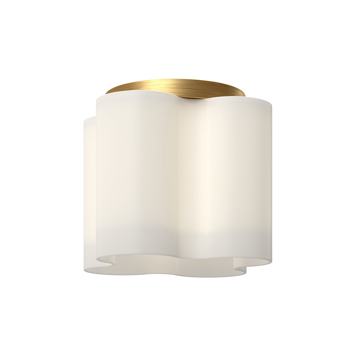 Clover 9-in Aluminum Flush Mount