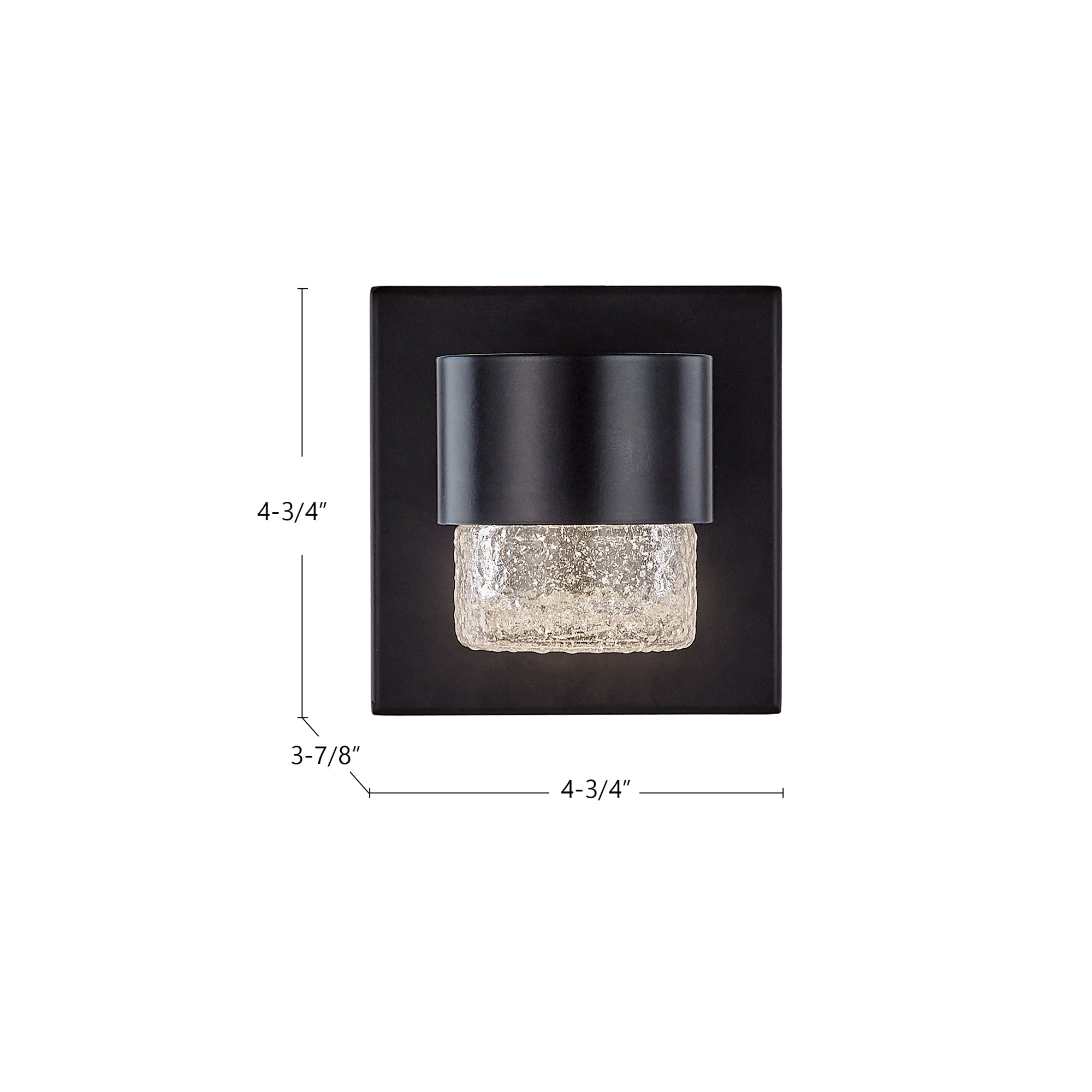 Copenhagen 5-in Aluminum Outdoor Wall Sconce