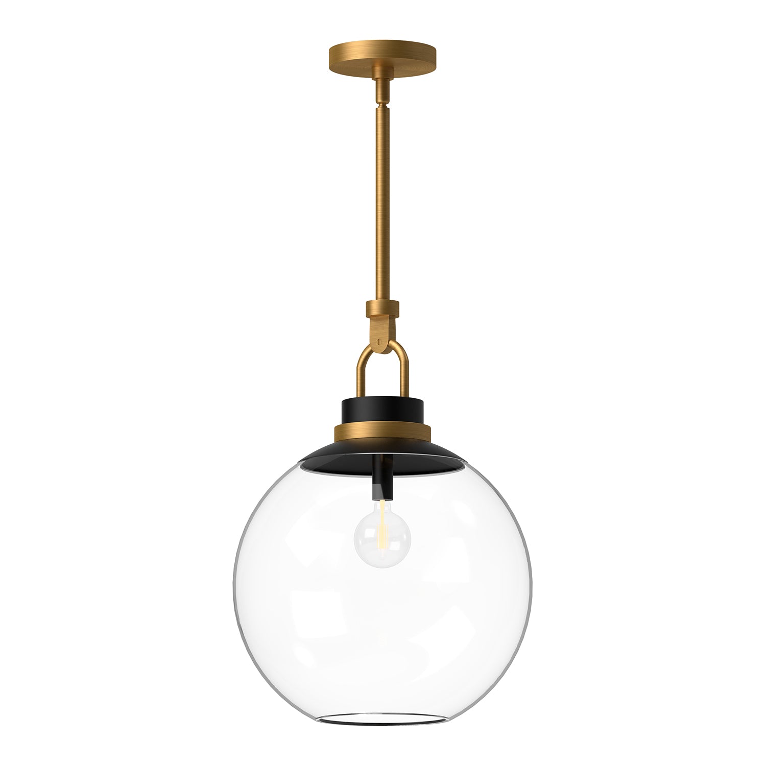 Copperfield 16-in Steel Pendant