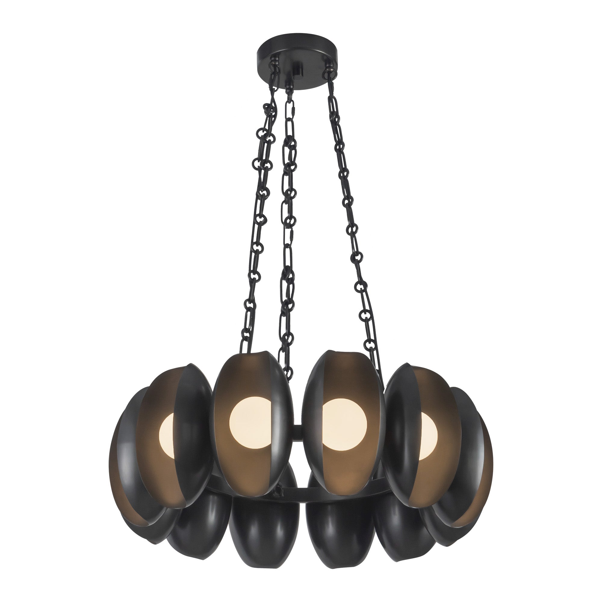 Cortez 25-in Steel Chandelier