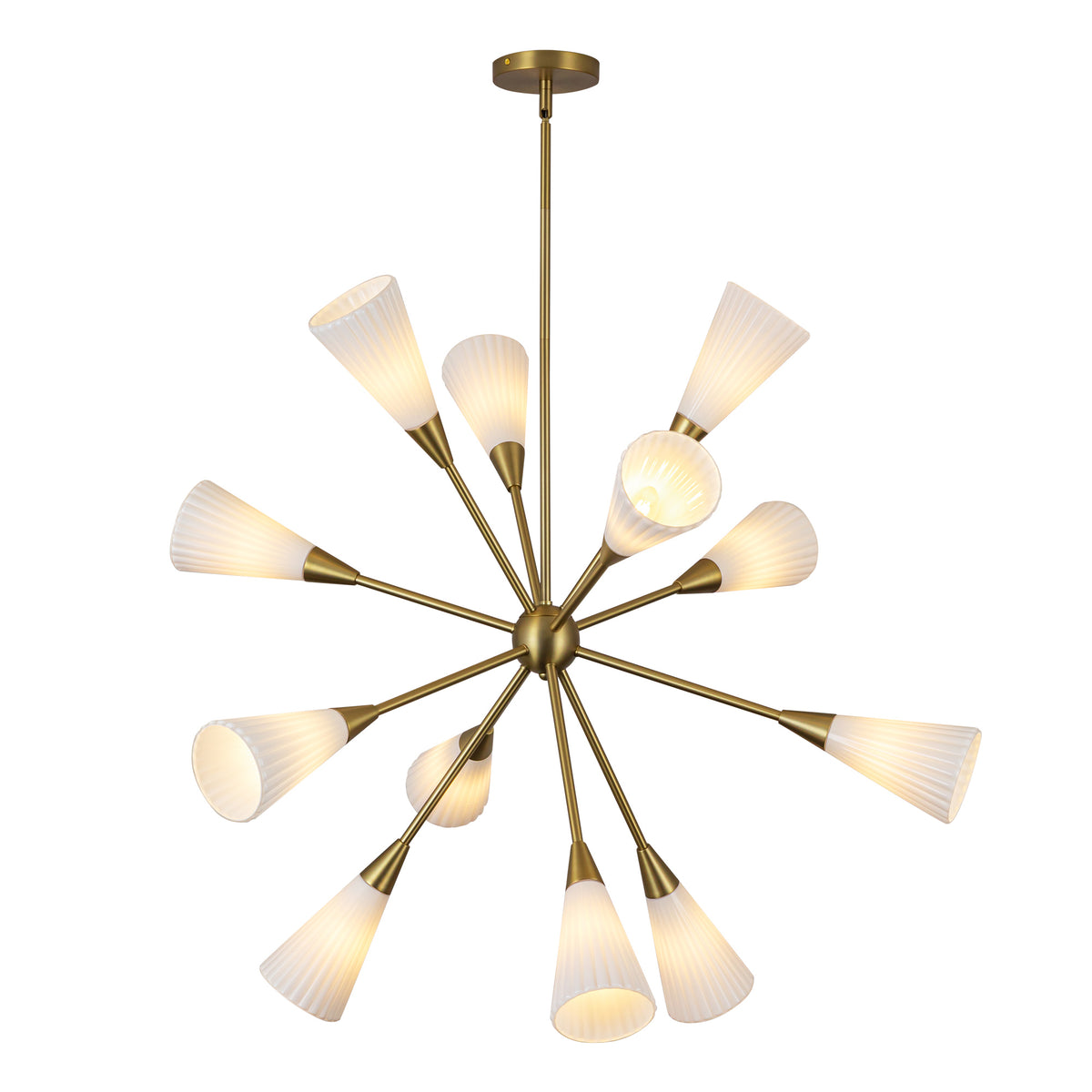 Cosmo 39-in Steel Chandelier