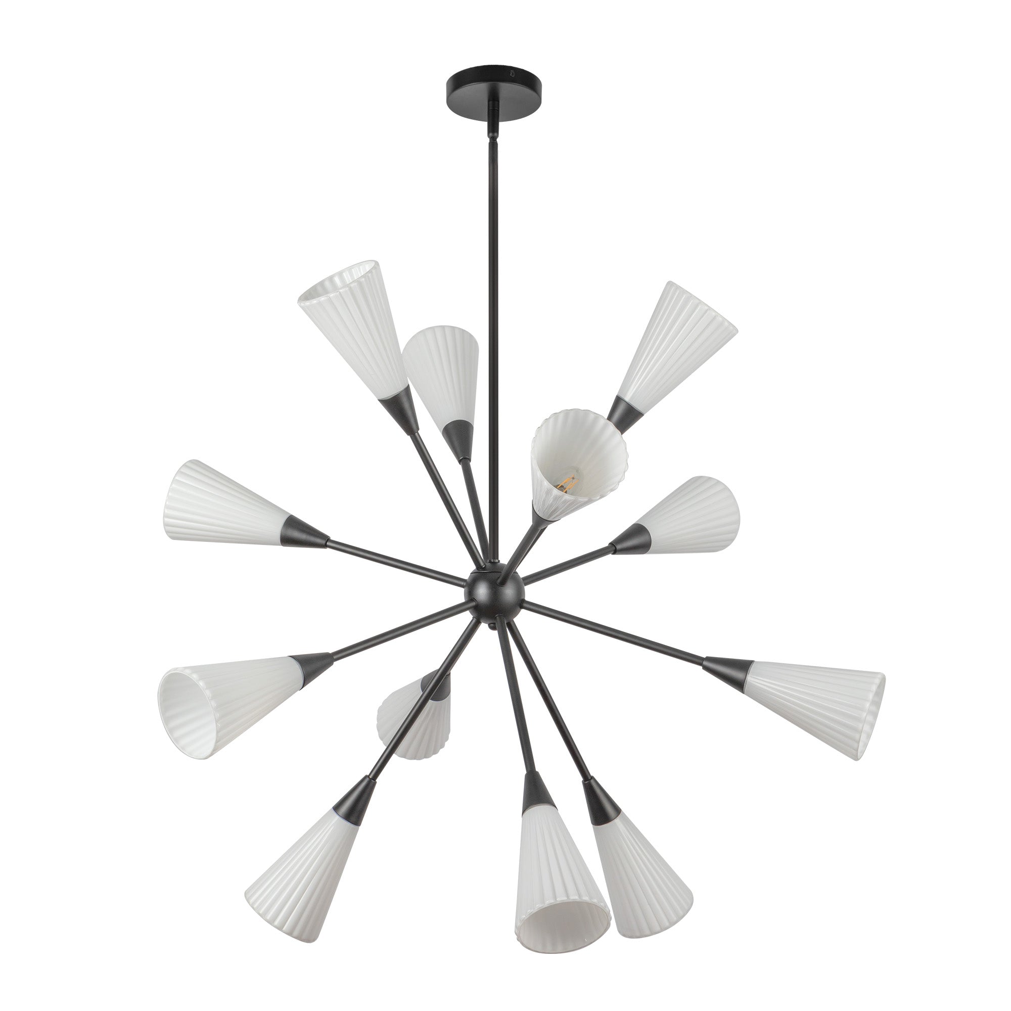Cosmo 39-in Steel Chandelier