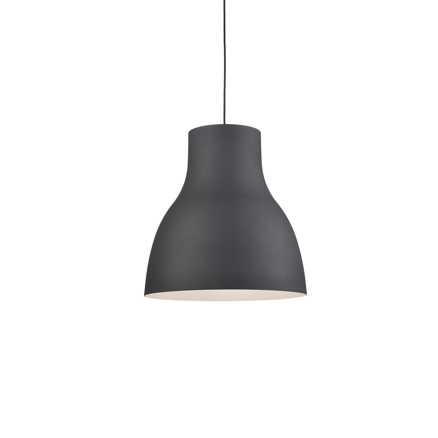 Cradle 24-in Spun Aluminum Bowl Pendant