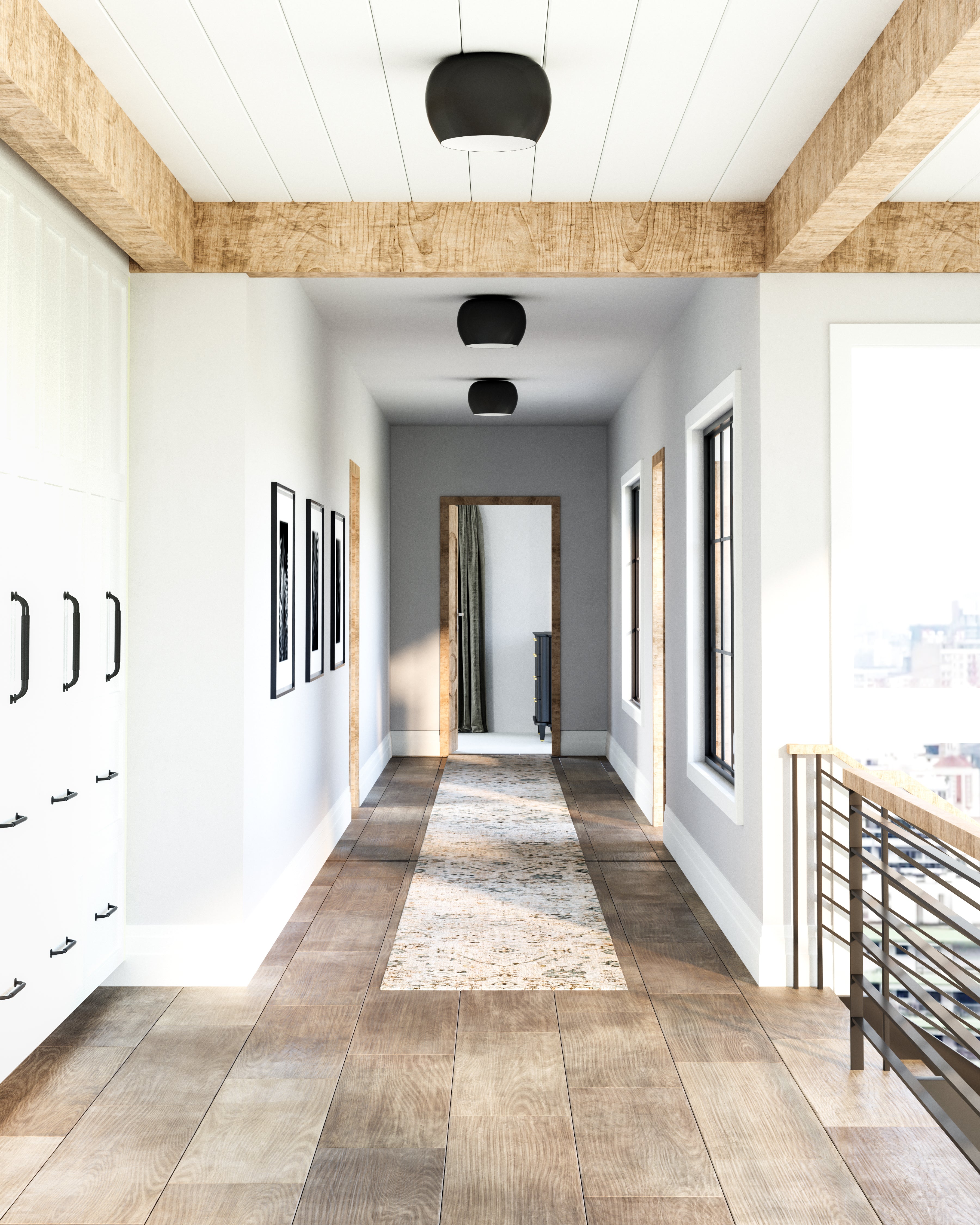Croft 14-in Steel Flush Mount