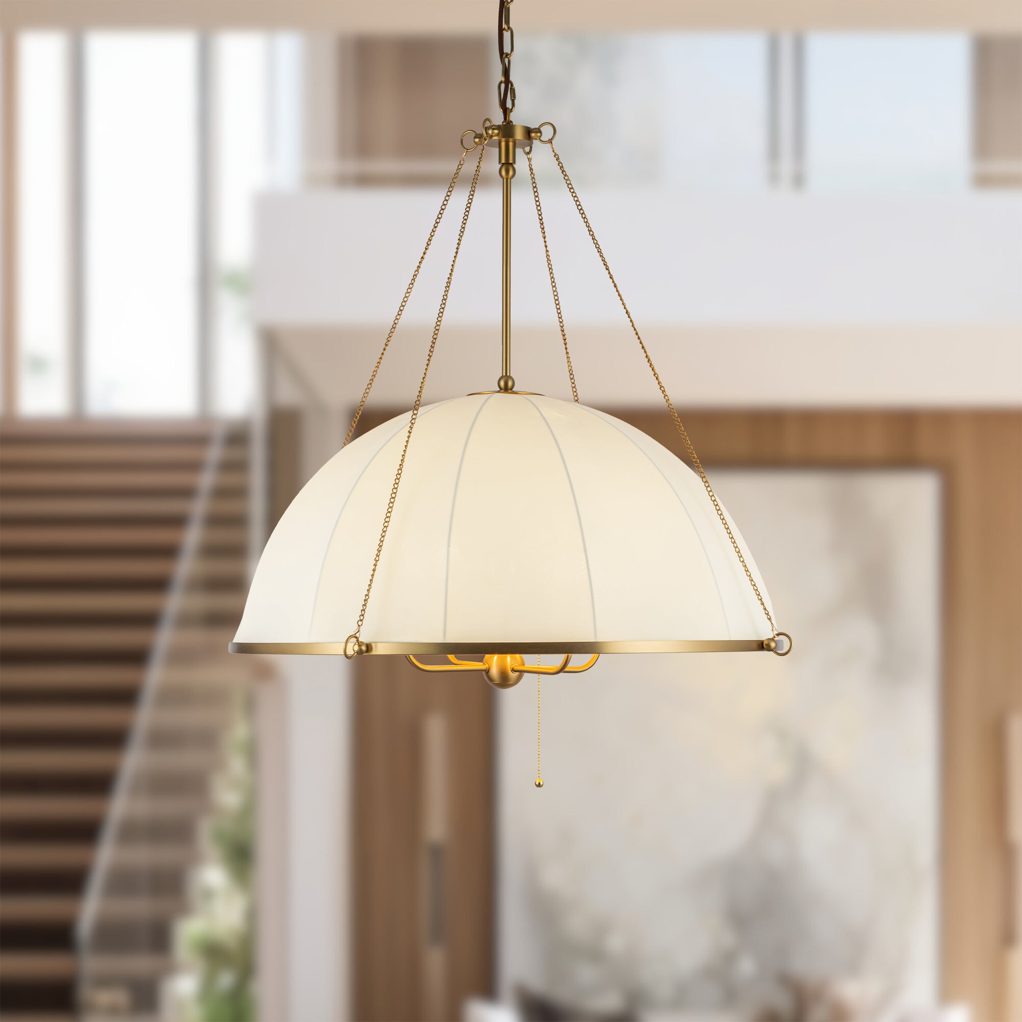 Crosby 33-in Steel Chandelier