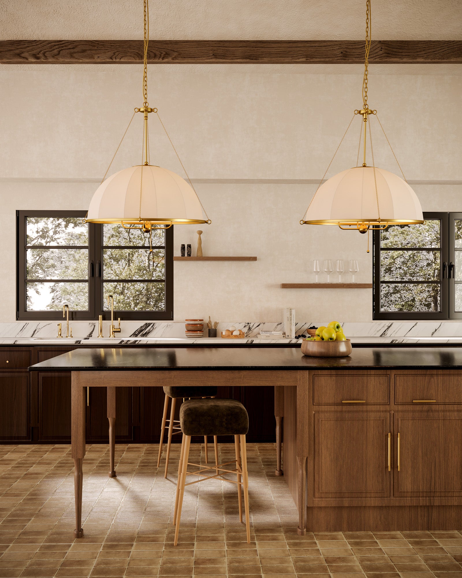 Crosby 33-in Steel Chandelier