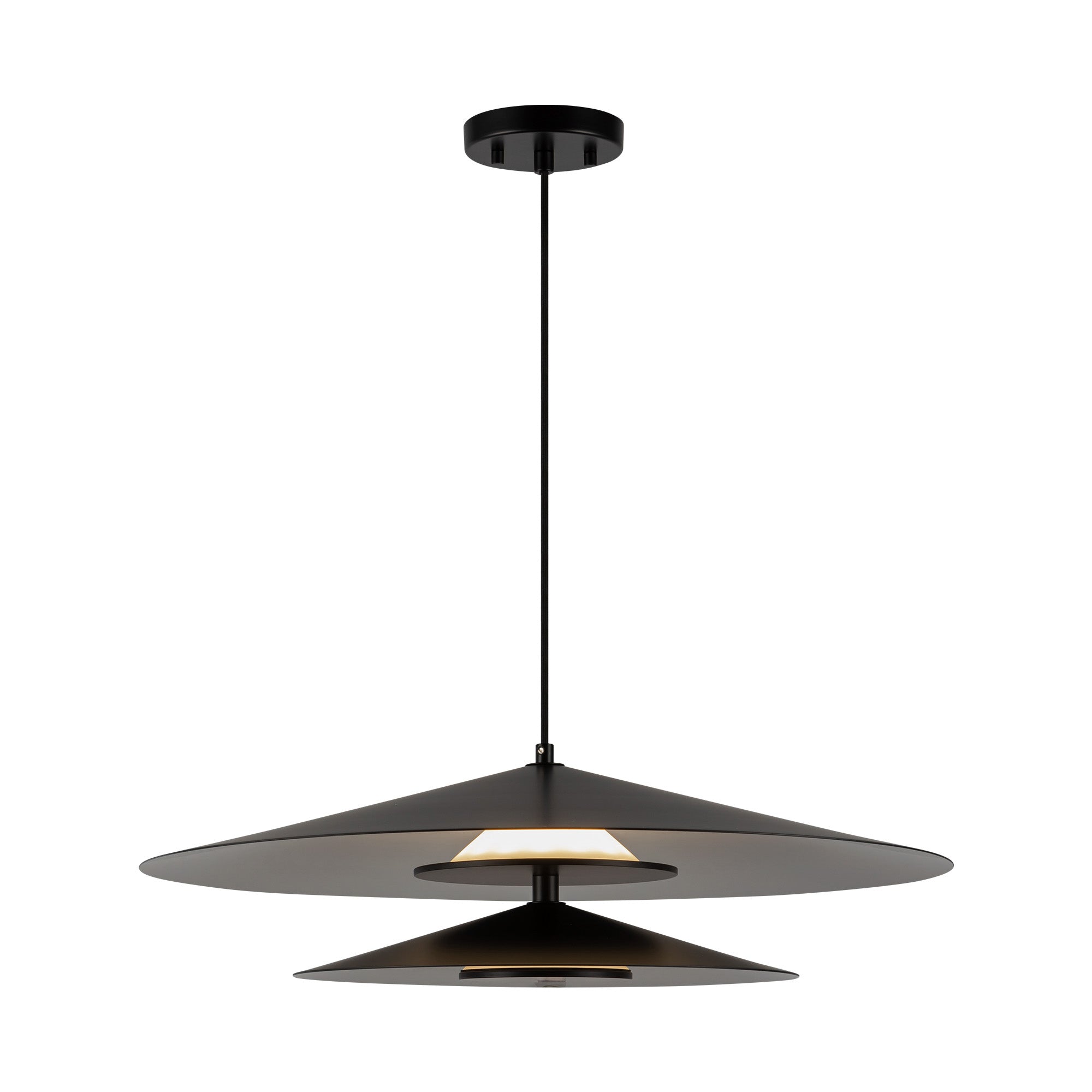 Cruz 24-in Tiered Dimmable LED Pendant