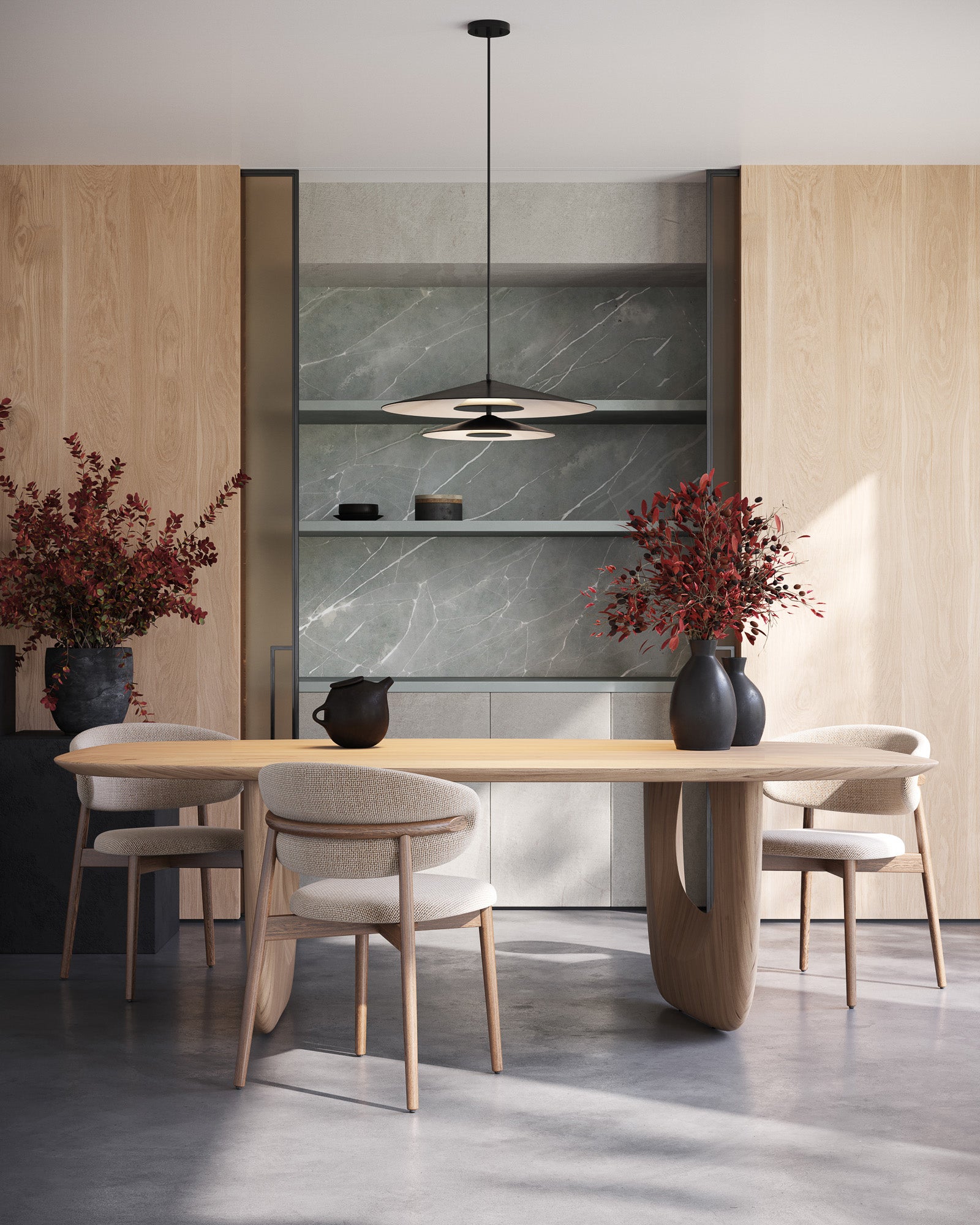 Cruz 24-in Tiered Dimmable LED Pendant