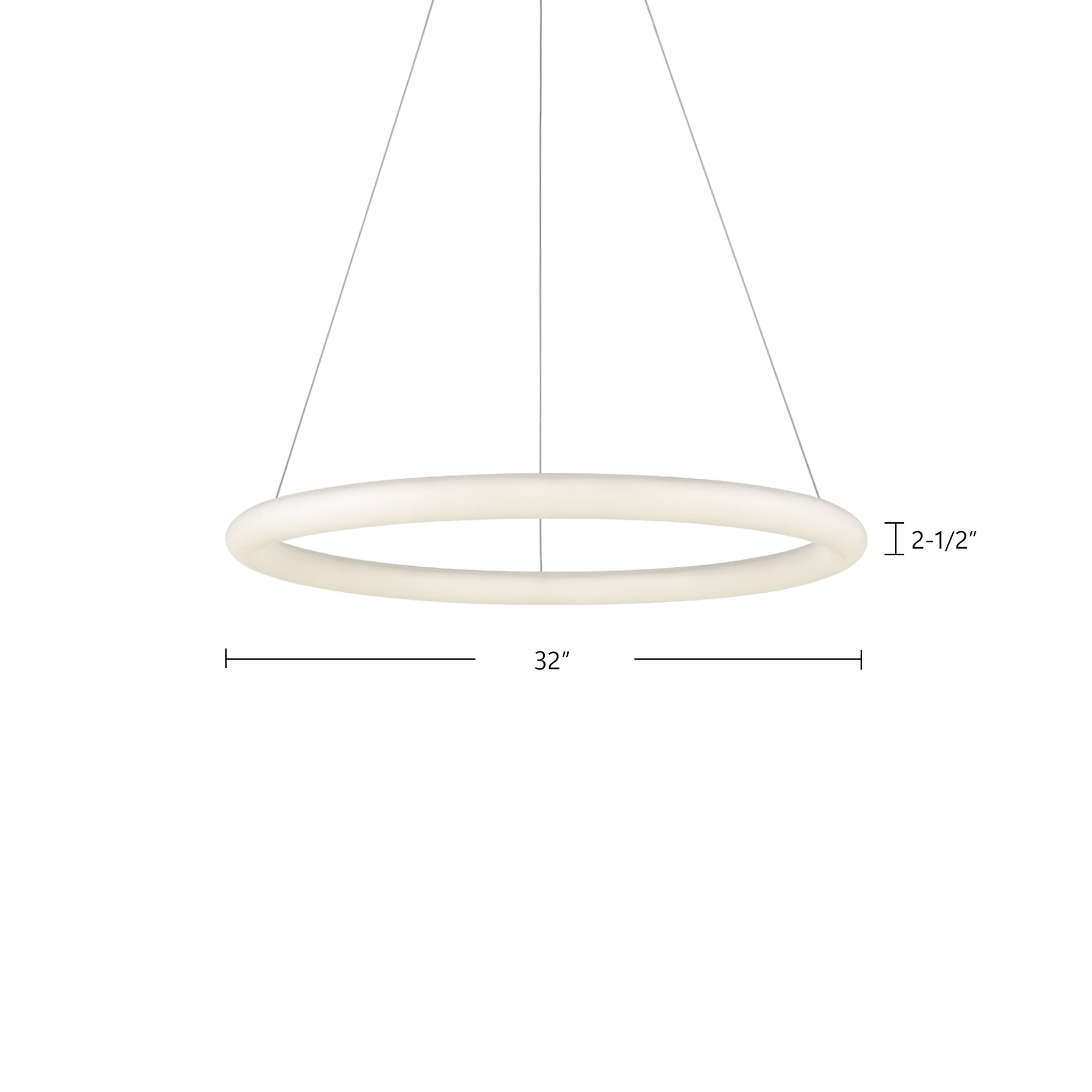 Cumulus Minor 32-in Steel Pendant